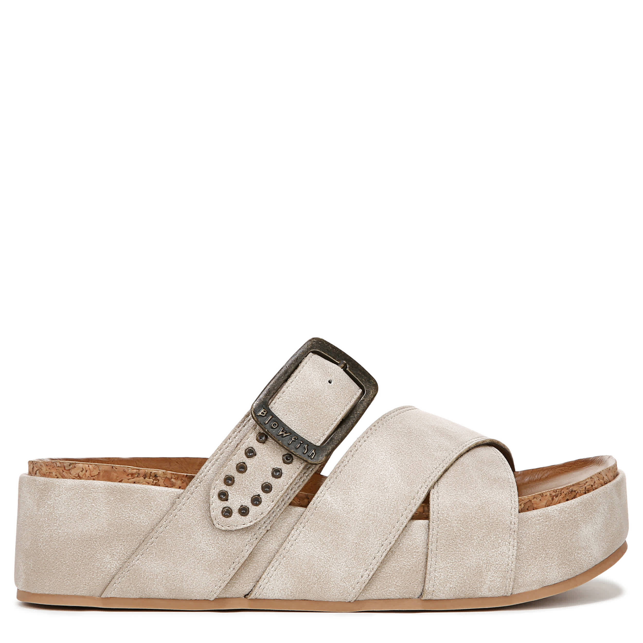 BLOWFISH MALIBU-WOMENS IRIS PLATFORM SANDAL-OFF WHITE & 