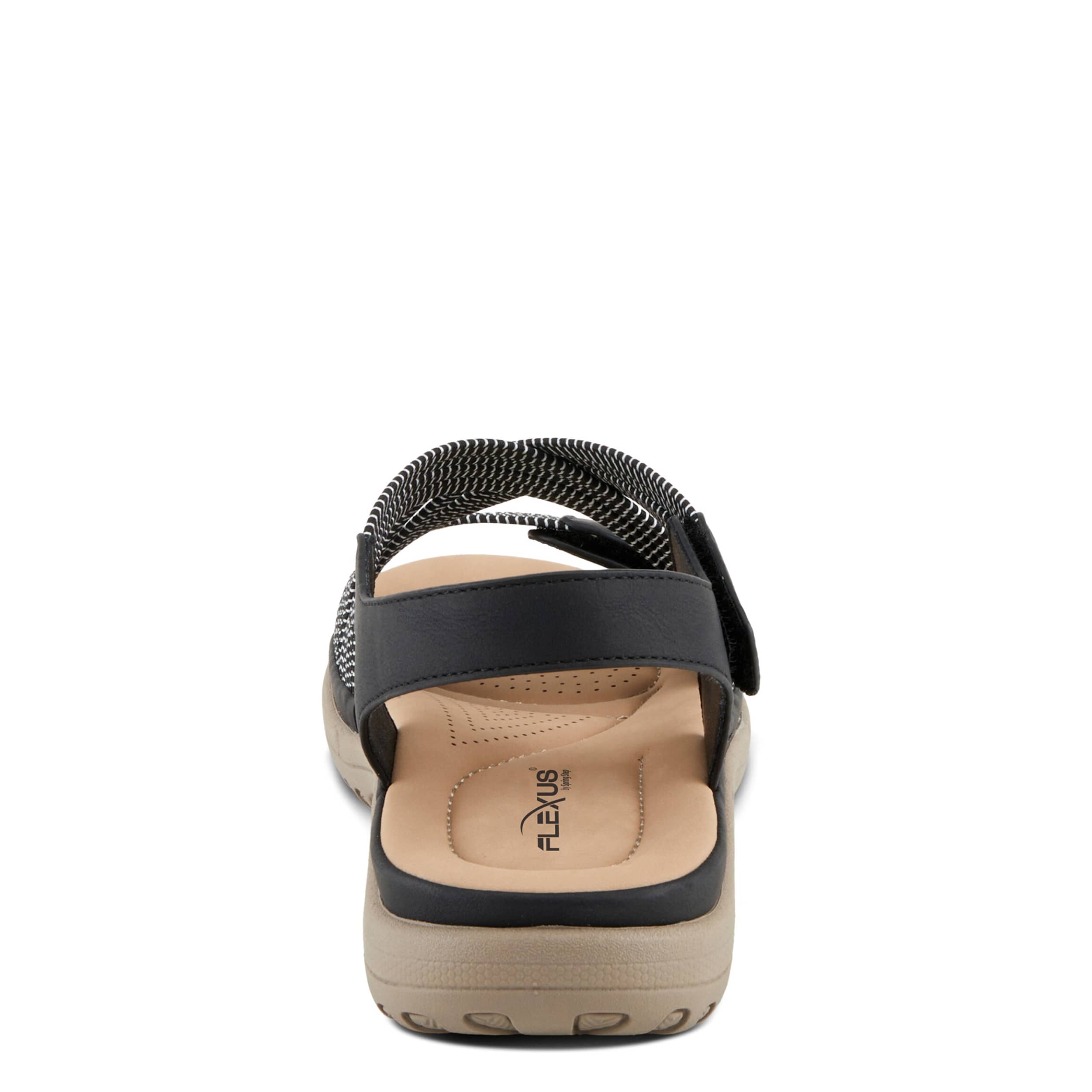 Flexus-WOMENS CROSSBEAM SANDAL-BLACK & 