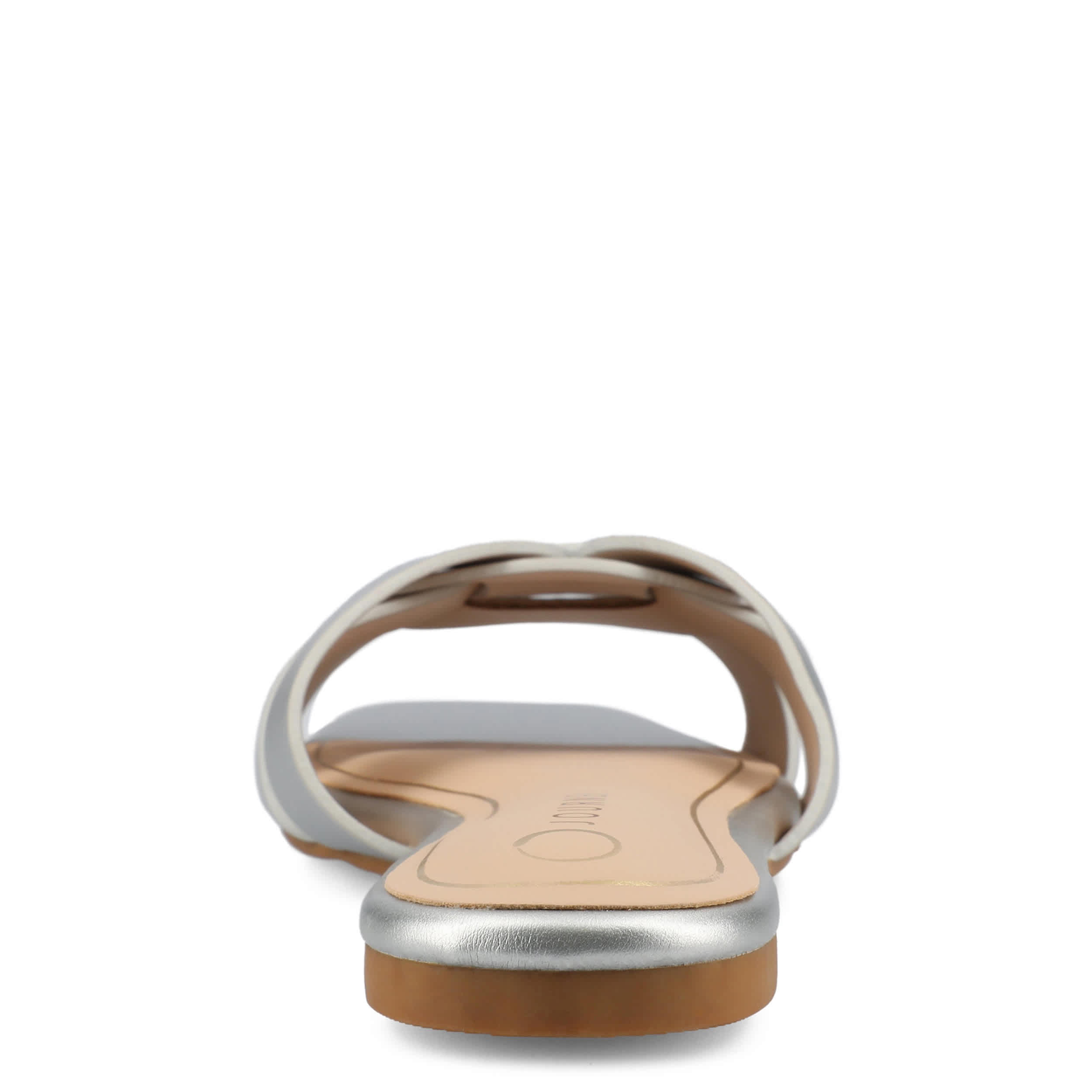 JOURNEE COLLECTION-WOMENS ARRINA SANDALS-SILVER & 