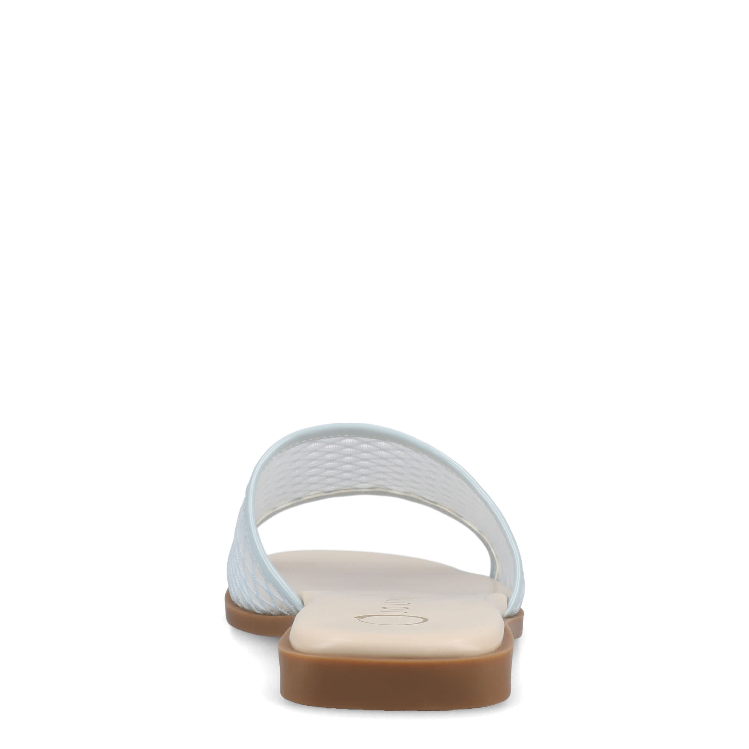 JOURNEE COLLECTION-WOMENS BRECKLY SLIDE SANDAL-PALE BLUE & 