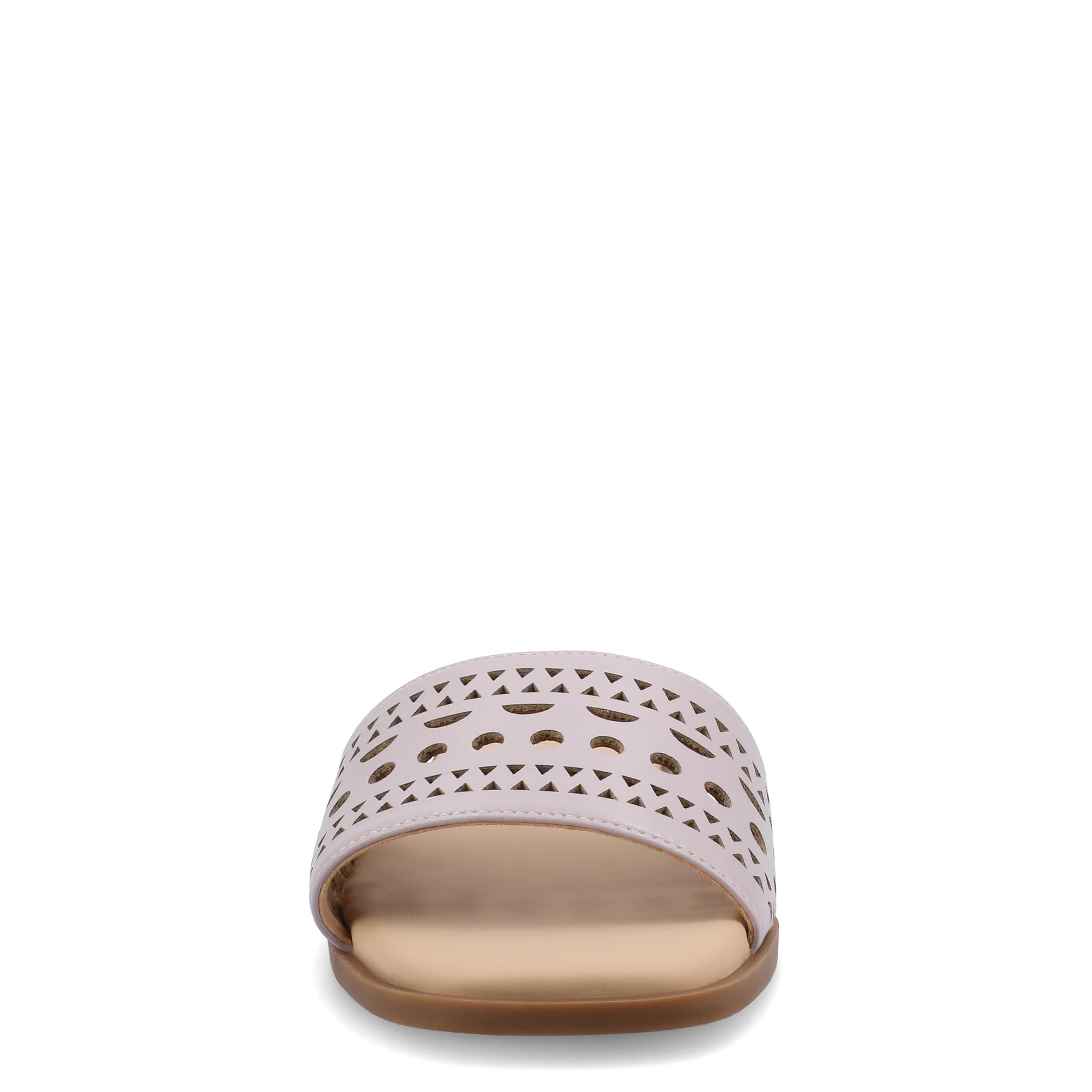 JOURNEE COLLECTION-WOMENS BRODIE SLIDE SANDAL-LILAC & 