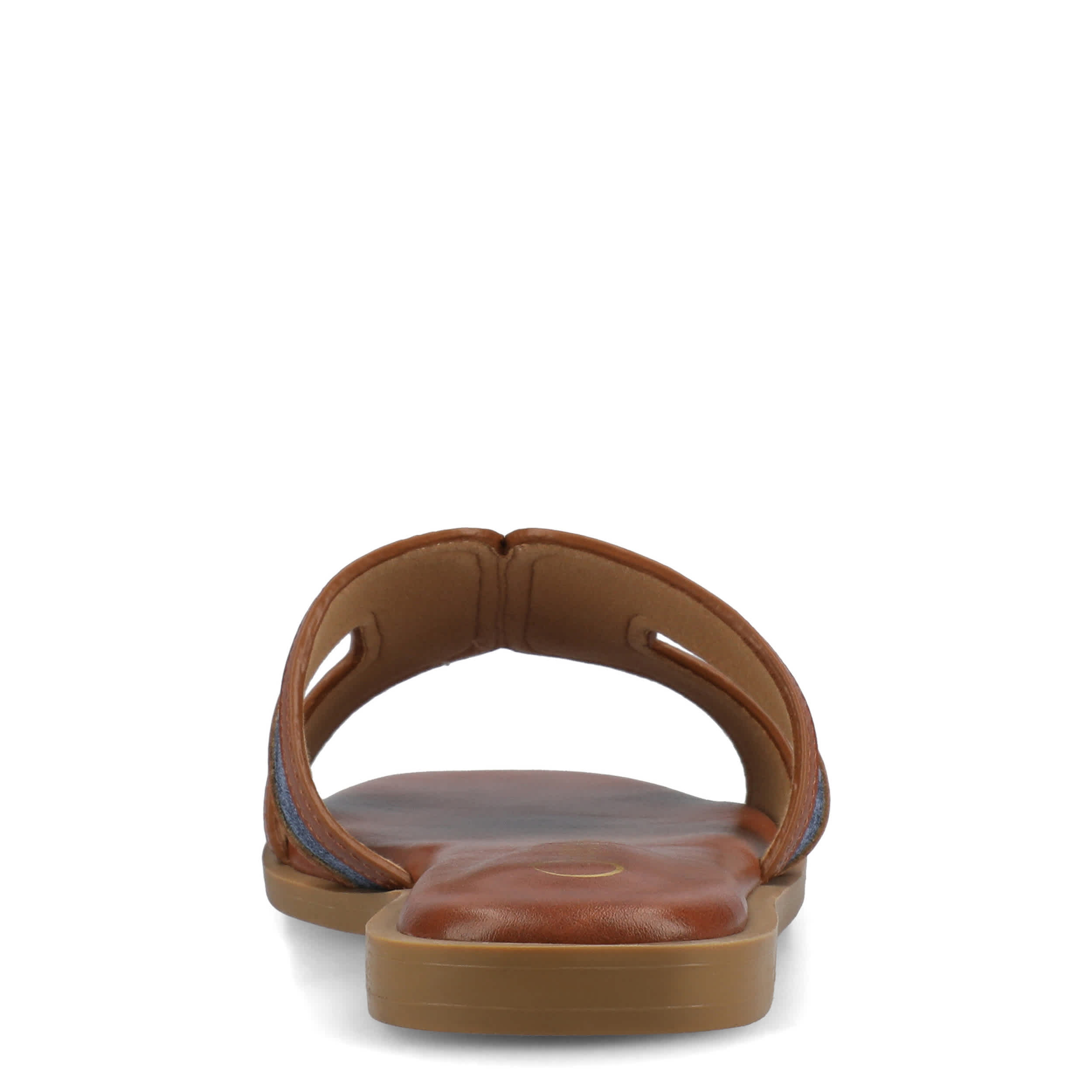 JOURNEE COLLECTION-WOMENS PRIMAH SLIDE SANDAL-DENIM & 