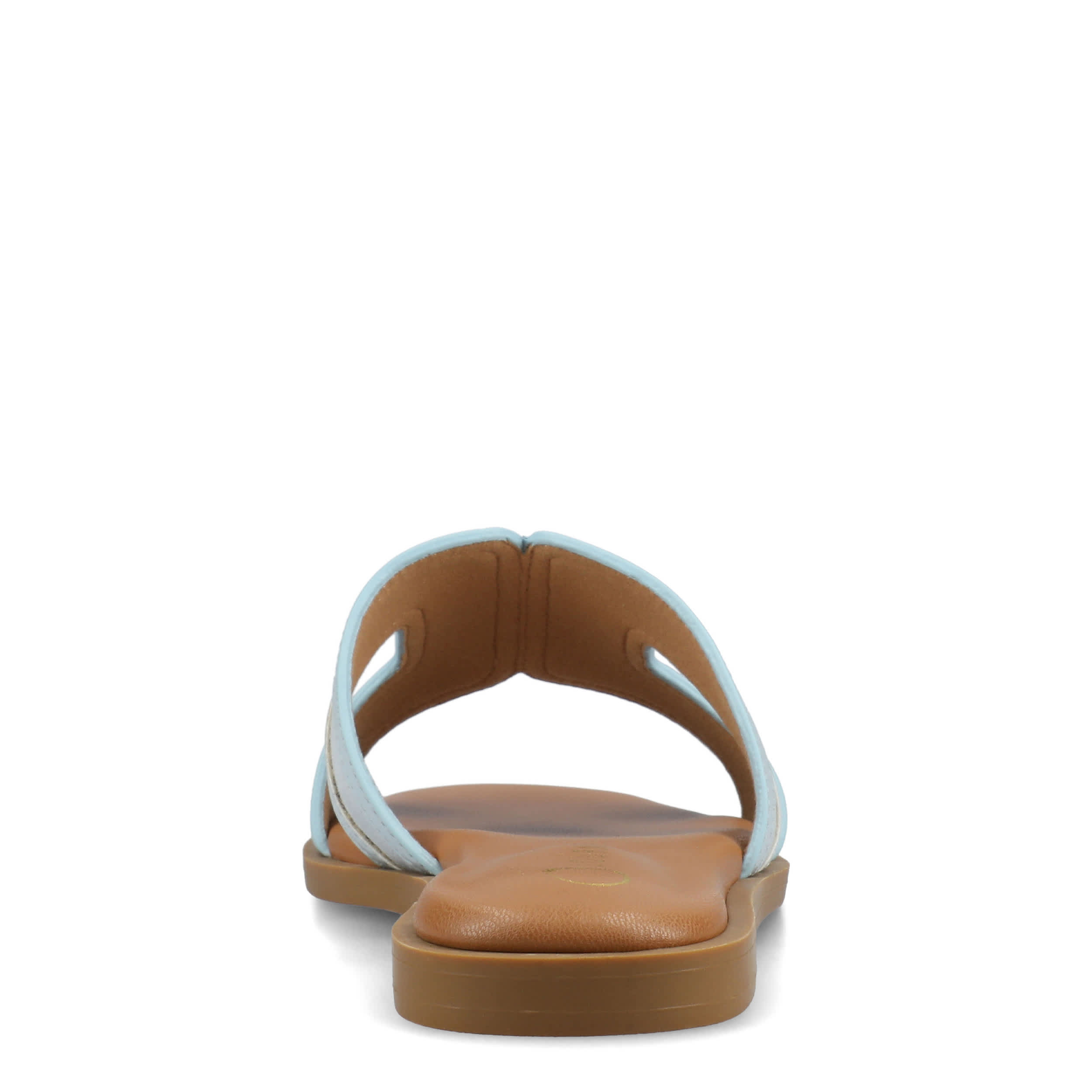 JOURNEE COLLECTION-WOMENS PRIMAH SLIDE SANDAL-PALE BLUE & 
