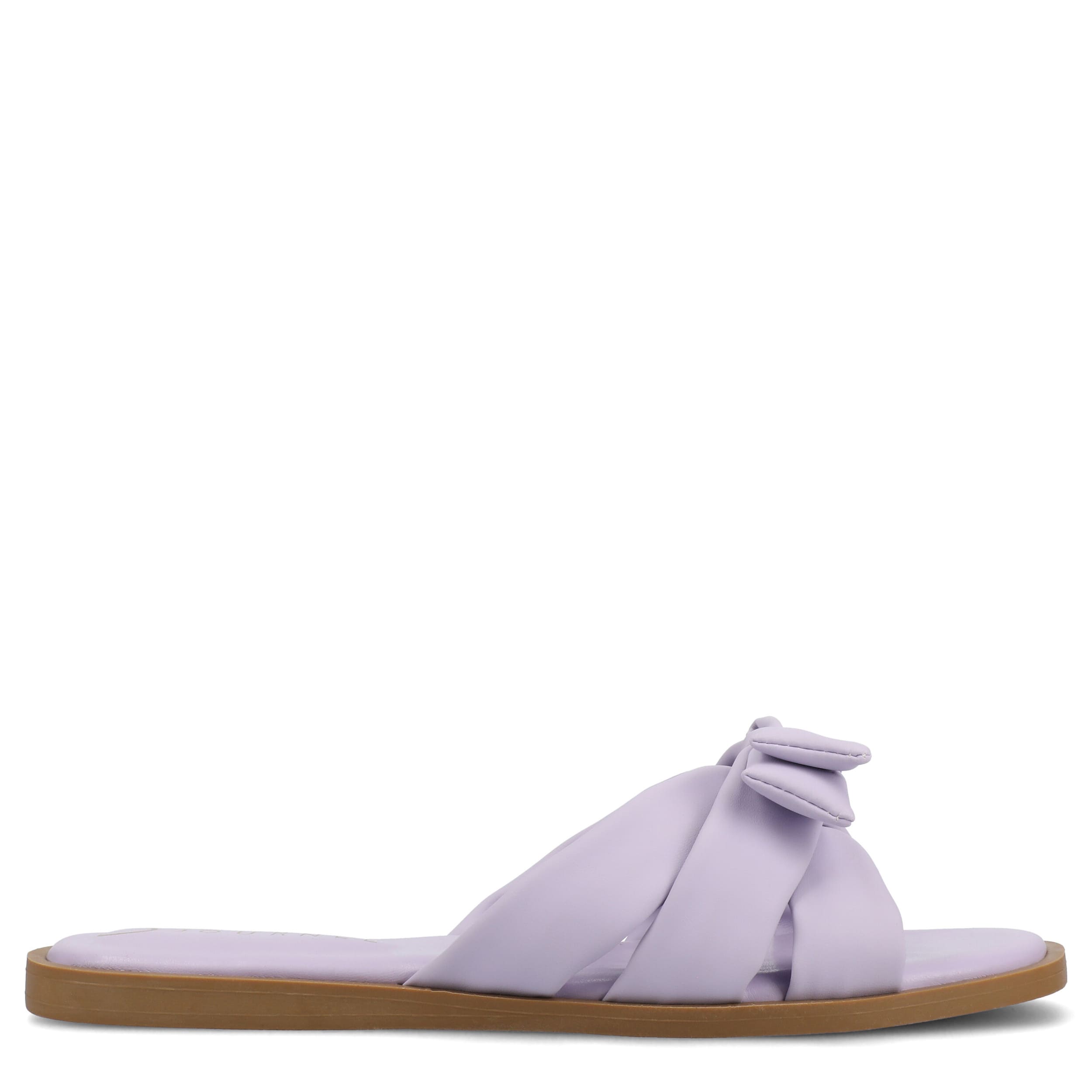 JOURNEE COLLECTION-WOMENS PRYLIN SLIDE SANDAL-LILAC & 