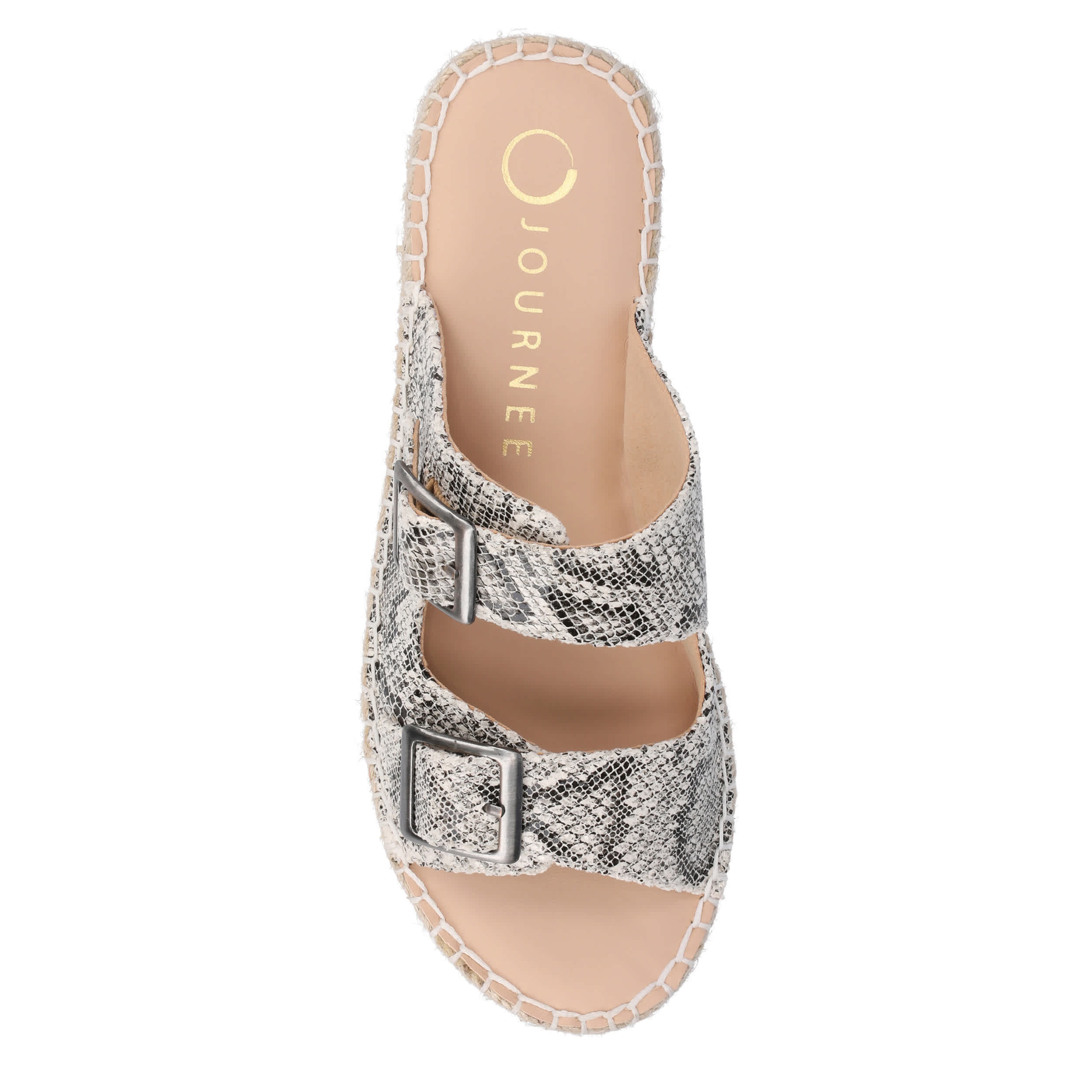 JOURNEE COLLECTION-WOMENS TRESAH SANDAL-SNAKE & 