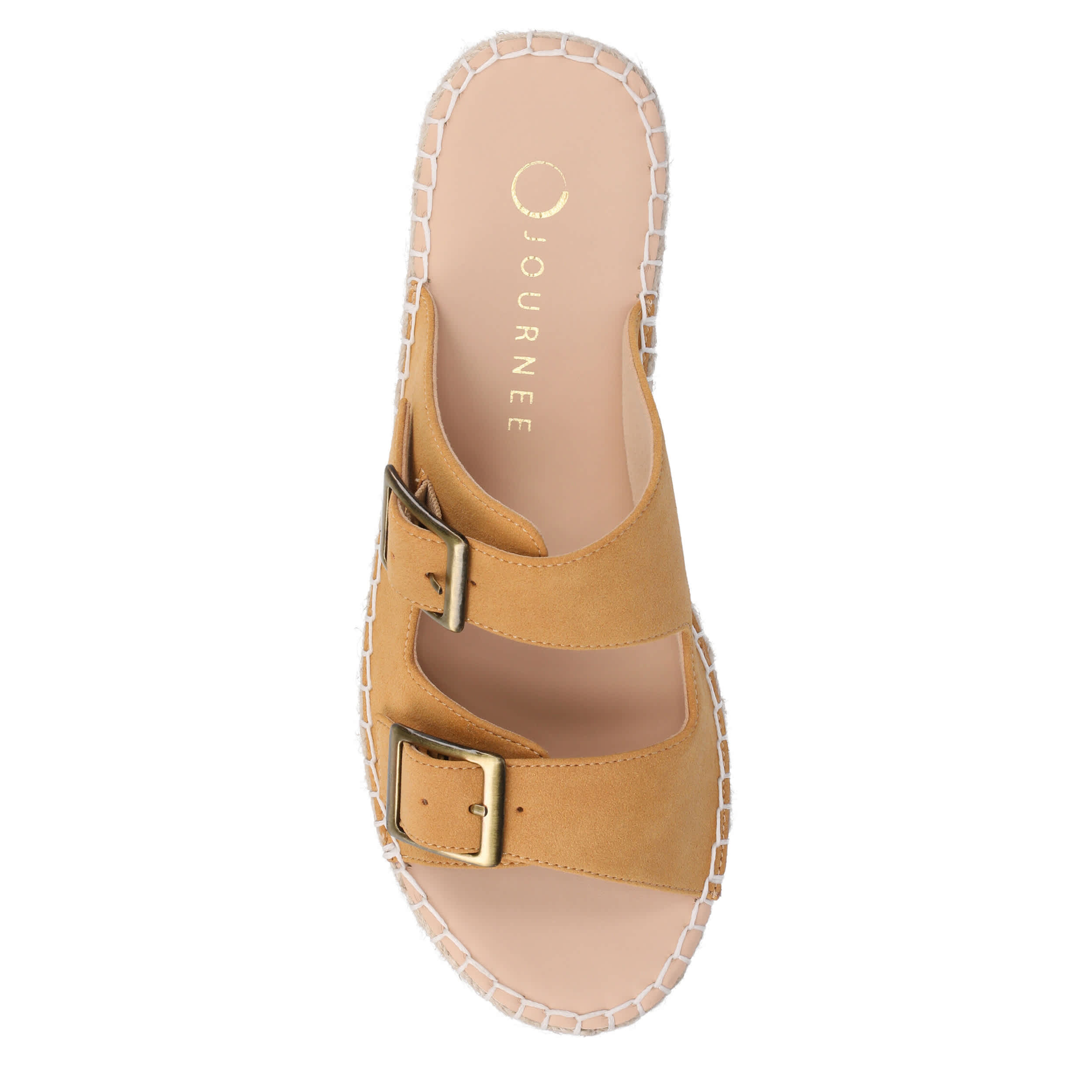 JOURNEE COLLECTION-WOMENS TRESAH SANDAL-TAN & 