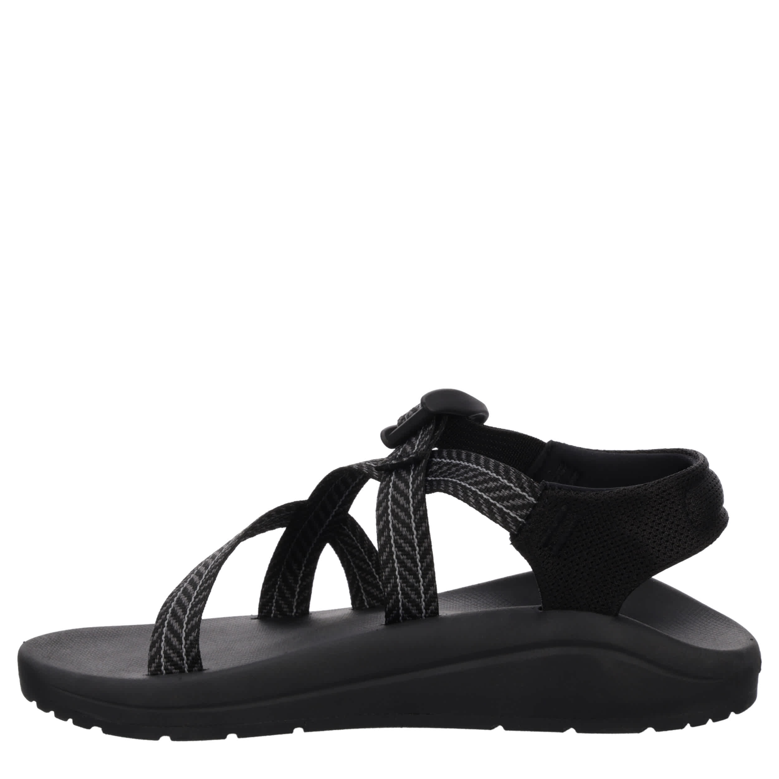 CHACO-WOMENS CUSH Z OUTDOOR SANDAL-BLACK & 