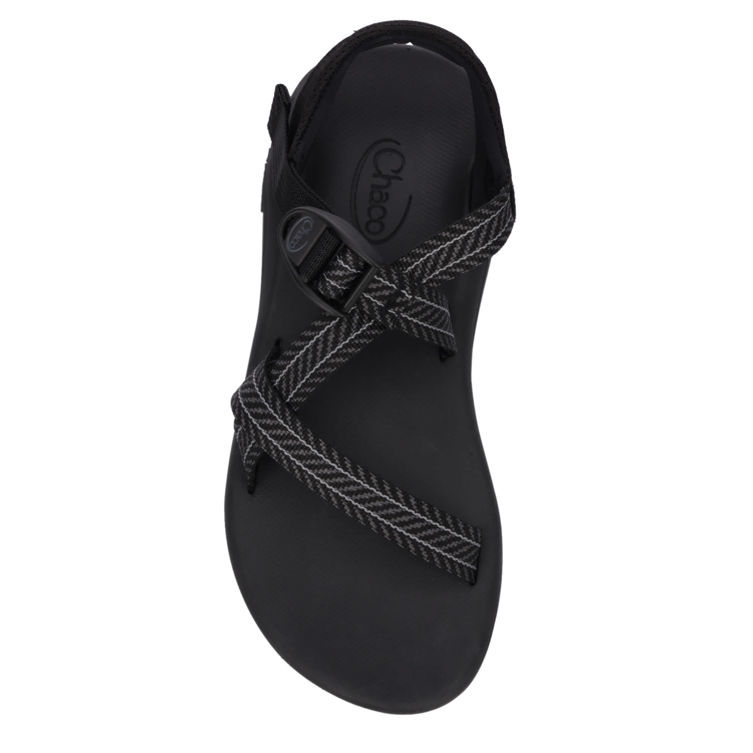 CHACO-WOMENS CUSH Z OUTDOOR SANDAL-BLACK & 