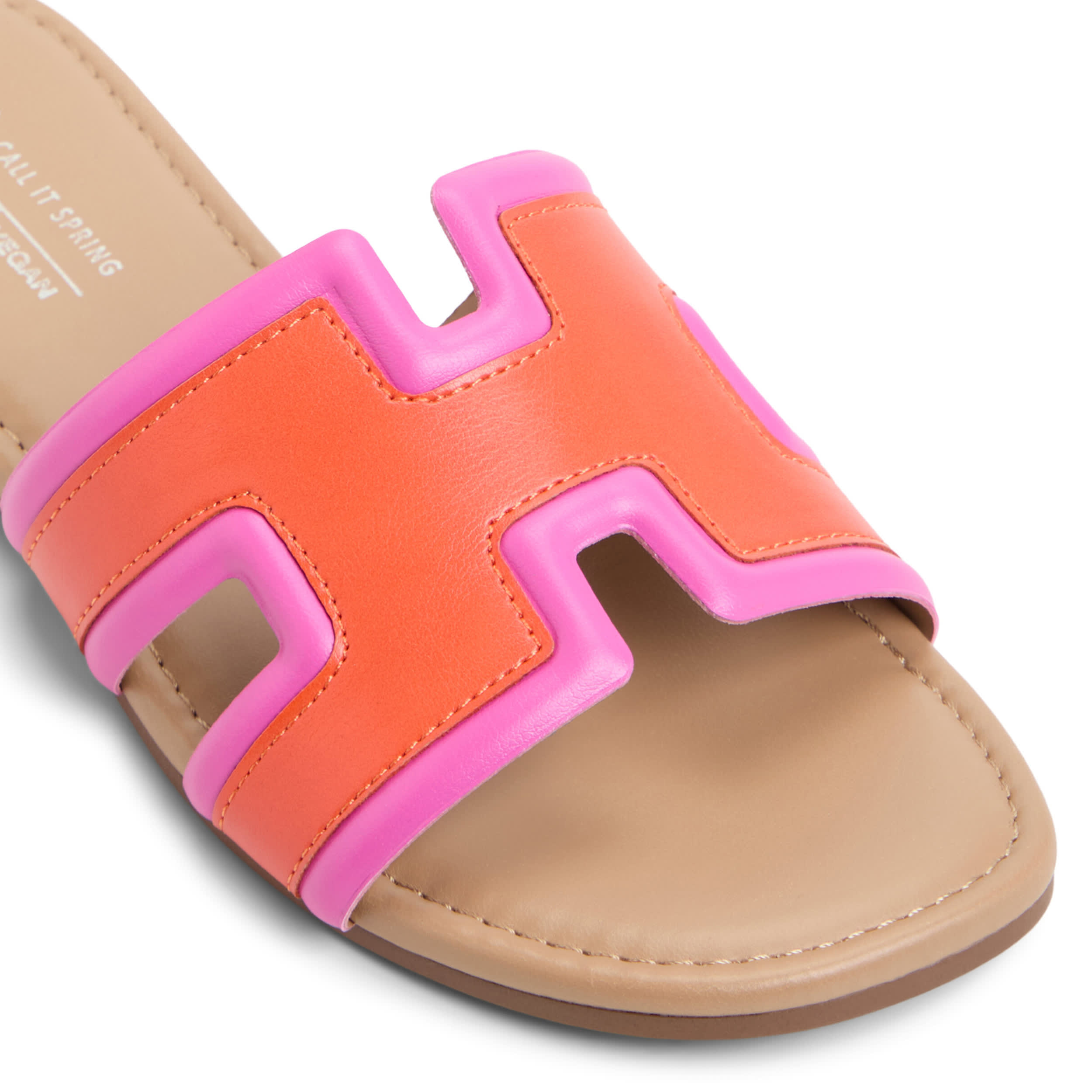 Call It Spring-WOMENS KAMIKO SLIDE SANDAL-RED & 