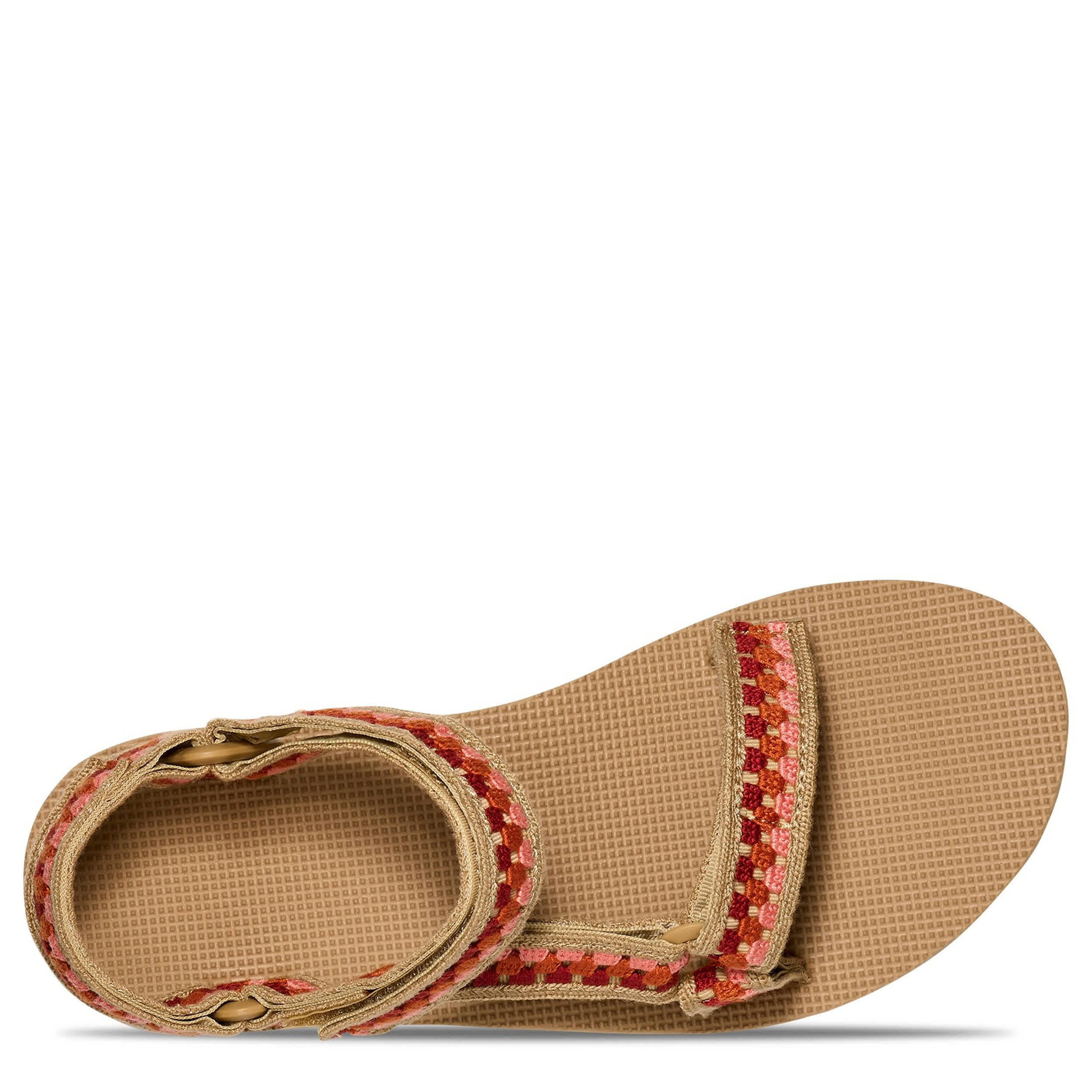 TEVA-WOMENS FLATFORM UNIVERSAL PLATFORM SANDAL-TAN & 