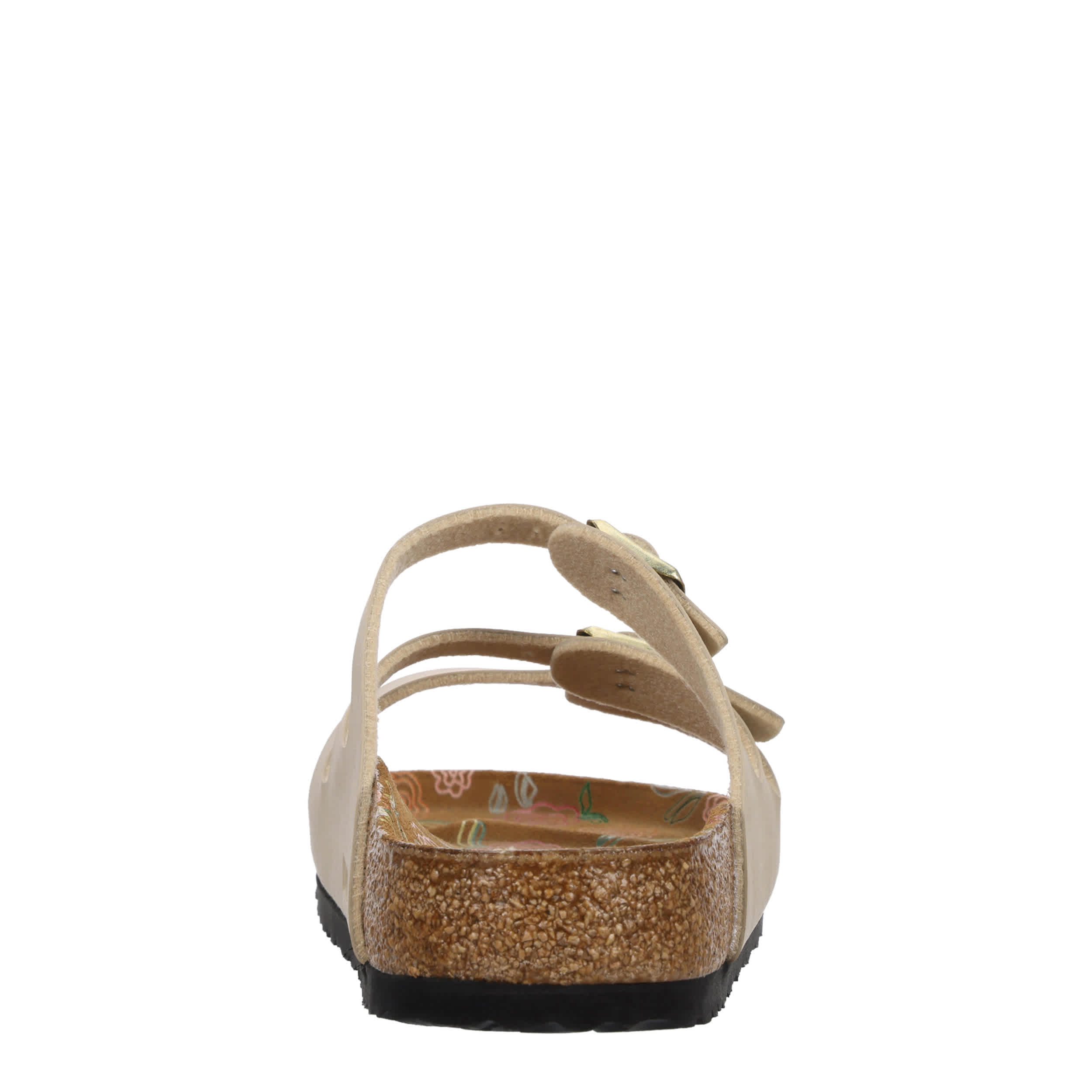 BIRKENSTOCK-WOMENS FLORIDA PRINTED FOOTBED SANDAL-SAND & 