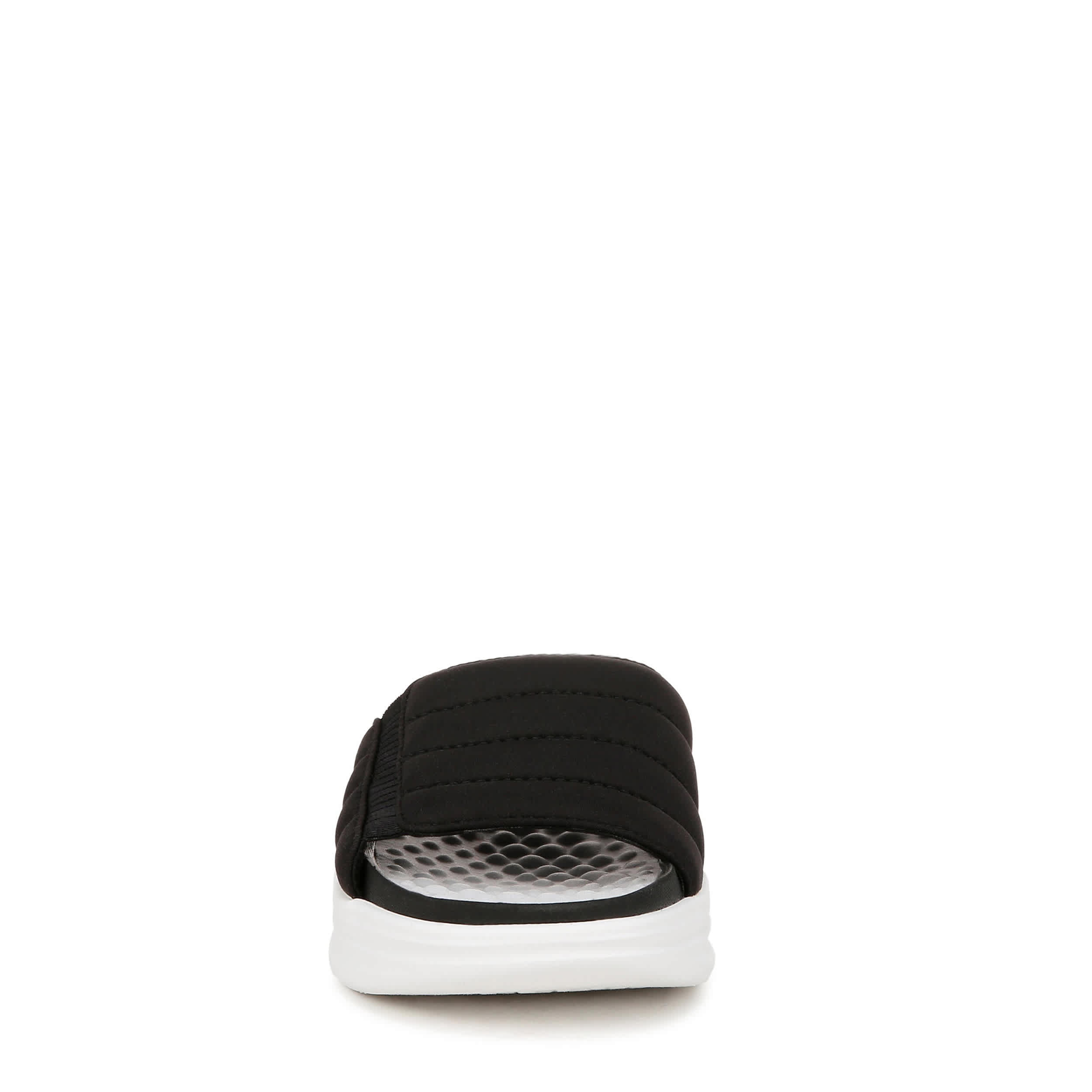 DR. SCHOLL'S-WOMENS FEEL FREE SLIDE-BLACK & 