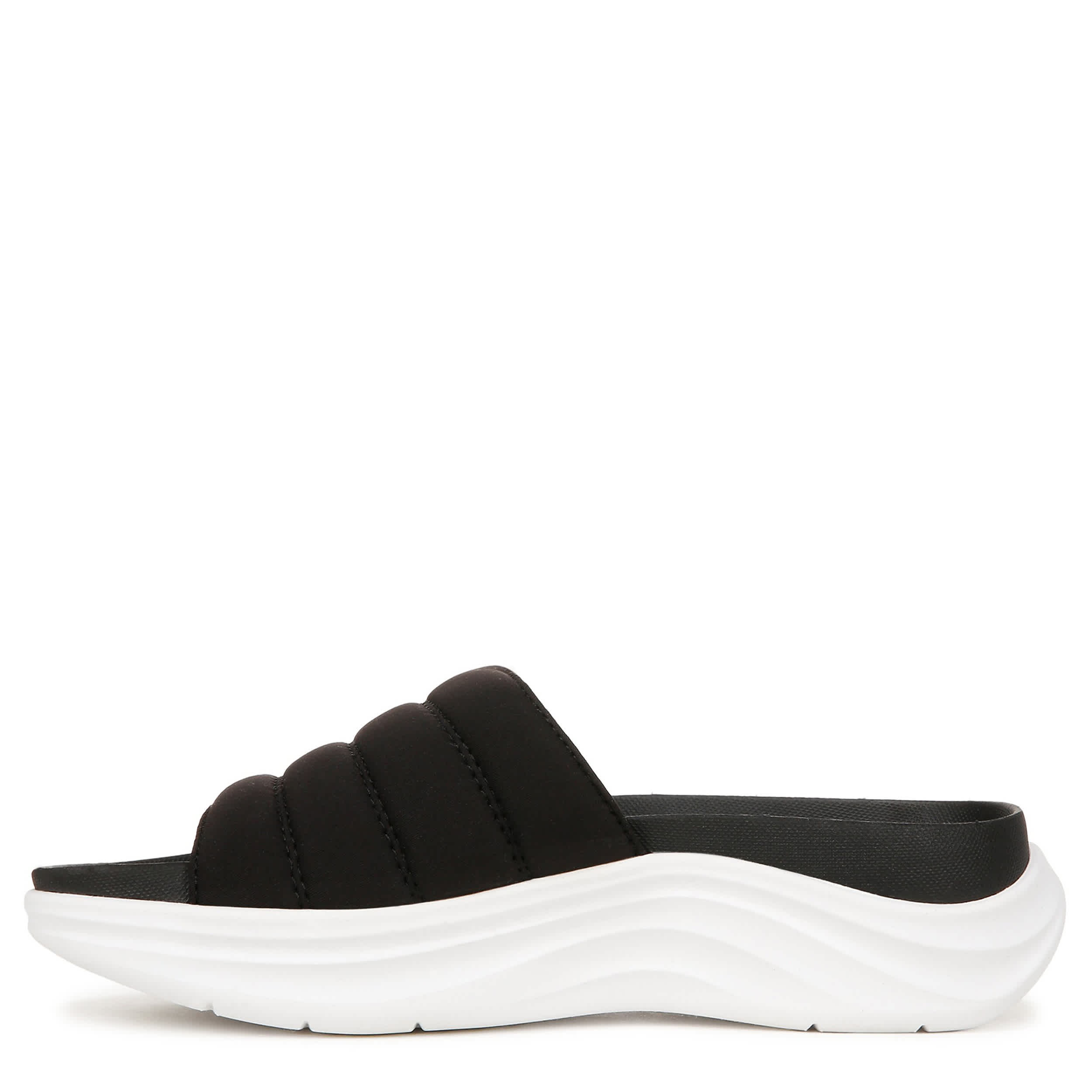 DR. SCHOLL'S-WOMENS FEEL FREE SLIDE-BLACK & 