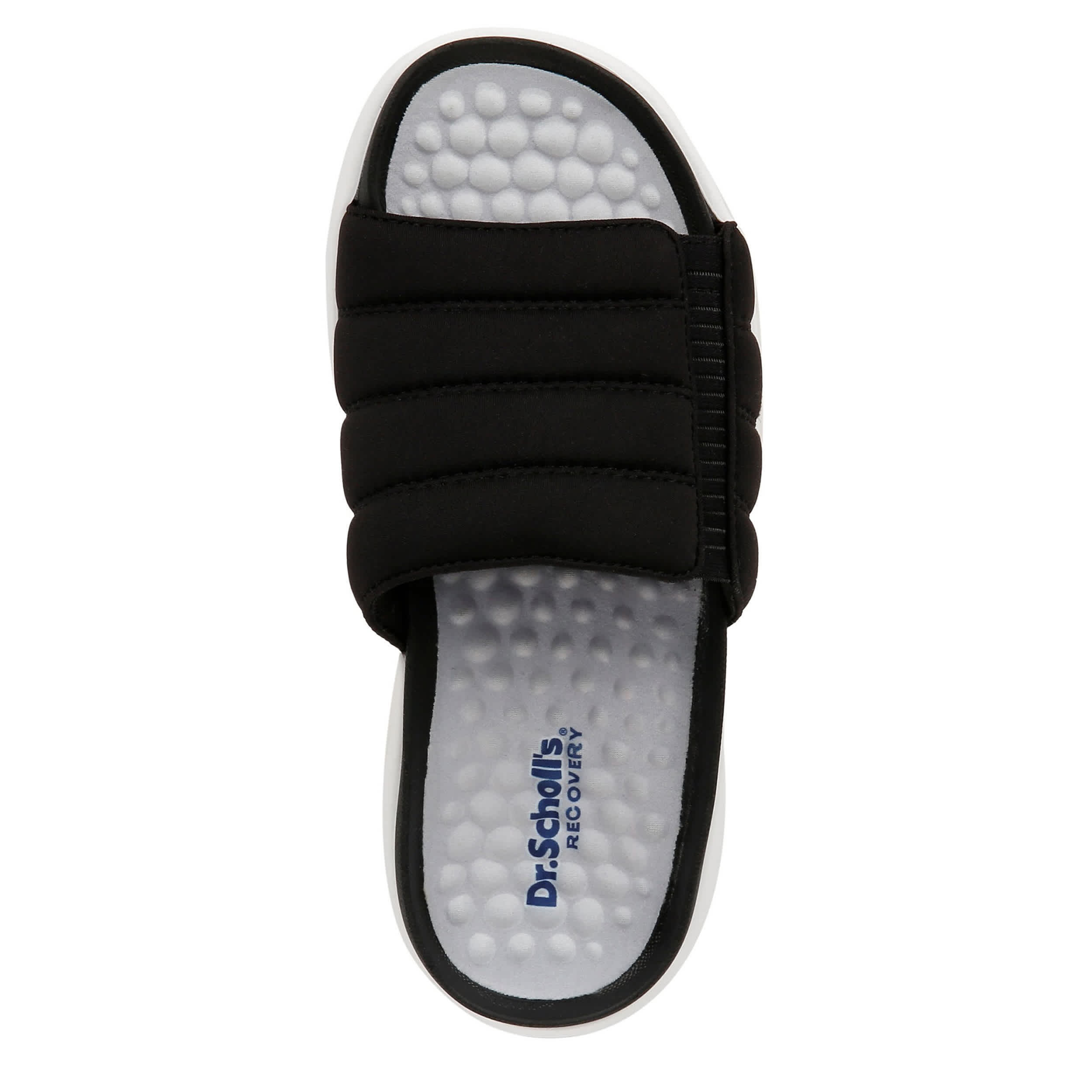 DR. SCHOLL'S-WOMENS FEEL FREE SLIDE-BLACK & 