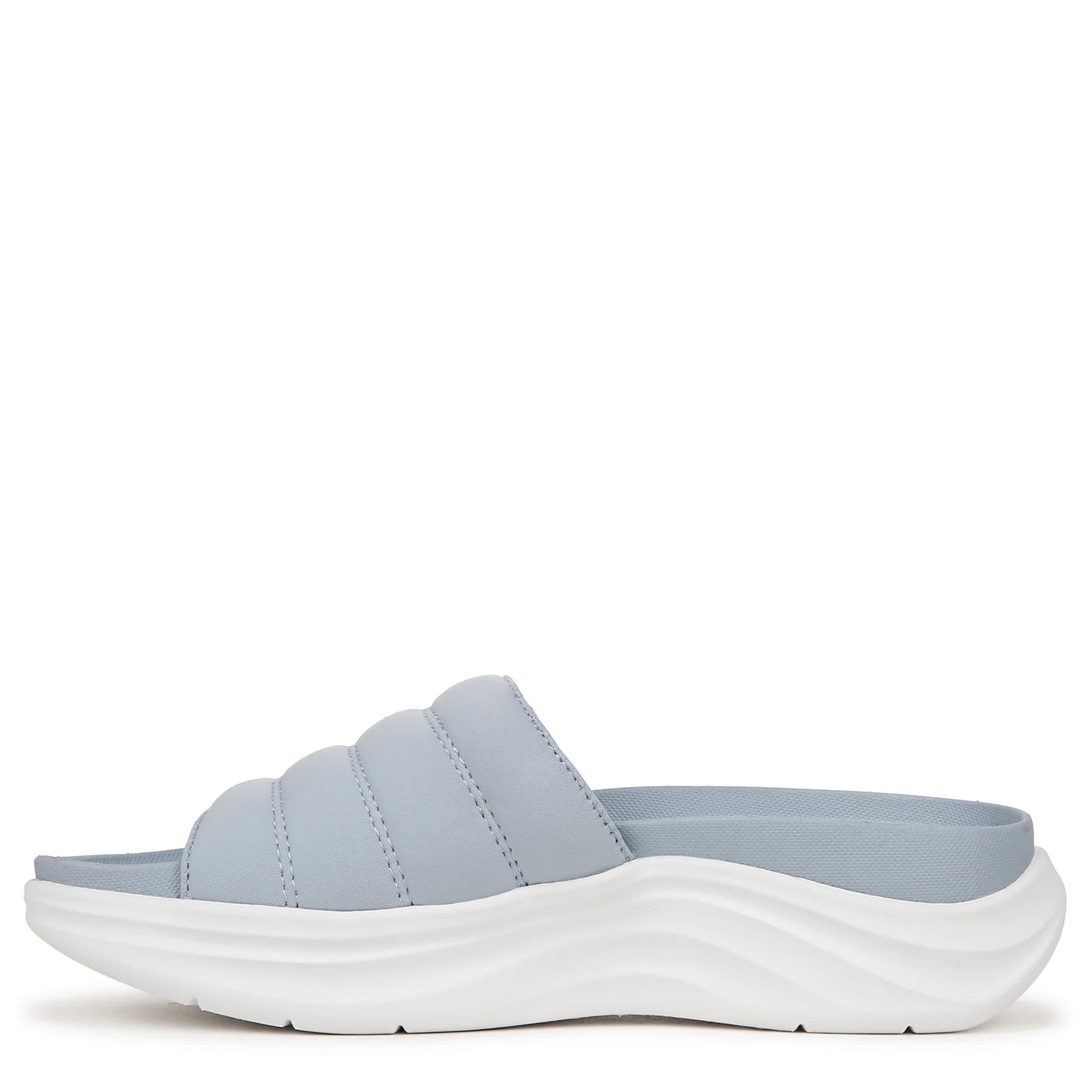 DR. SCHOLL'S-WOMENS FEEL FREE SLIDE-LIGHT BLUE & 