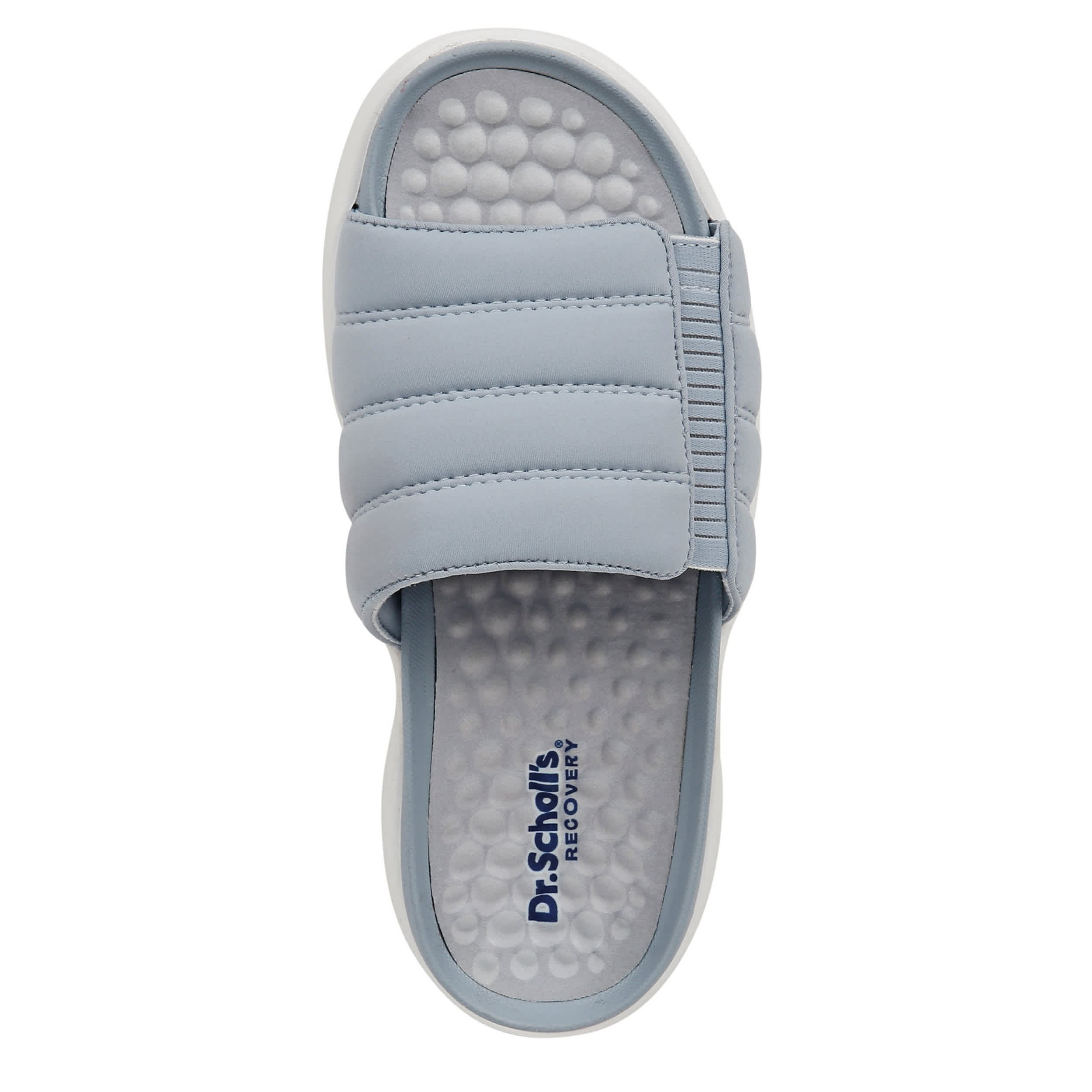 DR. SCHOLL'S-WOMENS FEEL FREE SLIDE-LIGHT BLUE & 