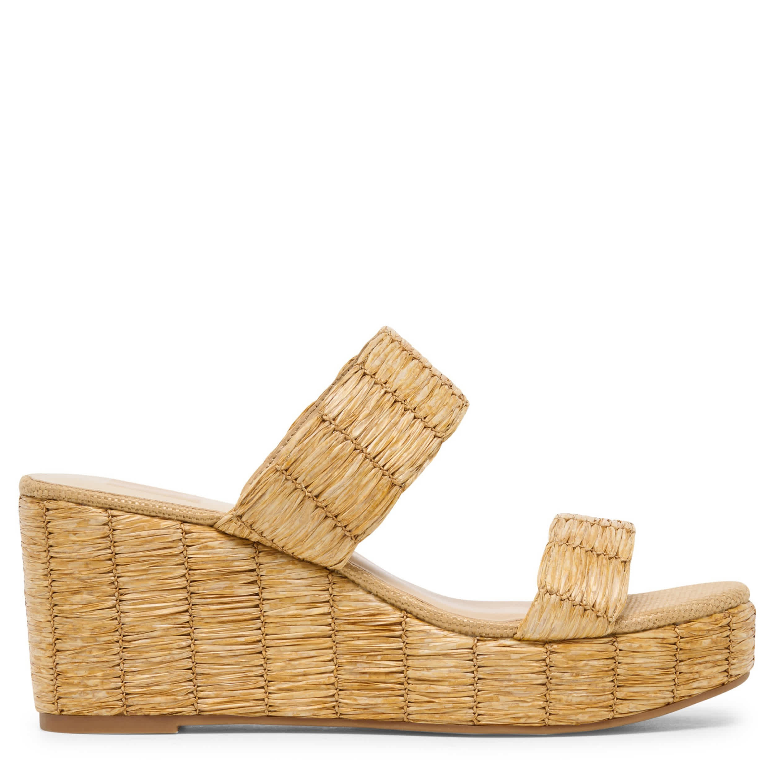 DOLCE VITA-WOMENS LIZETH WEDGE SANDAL-NATURAL & 