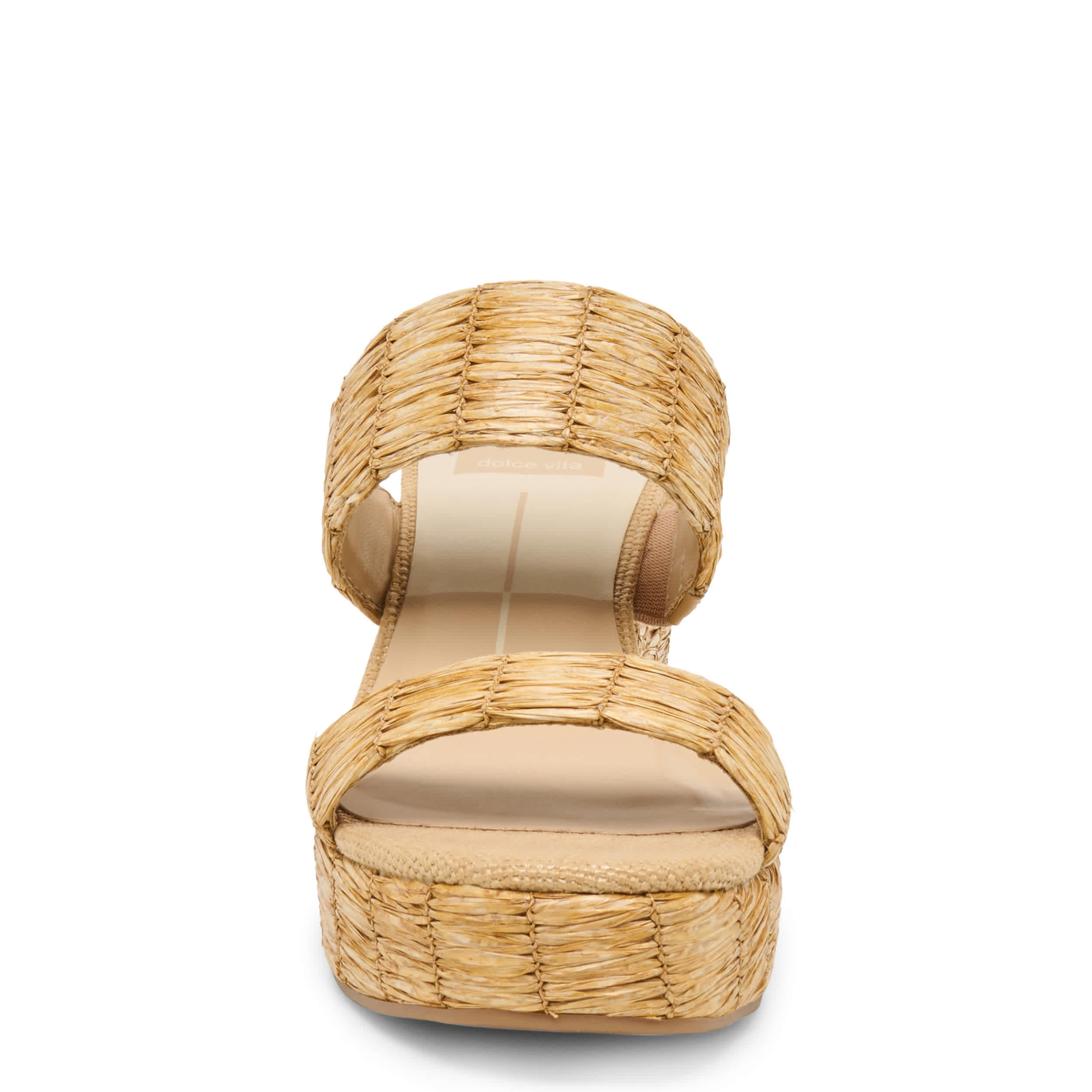 DOLCE VITA-WOMENS LIZETH WEDGE SANDAL-NATURAL & 