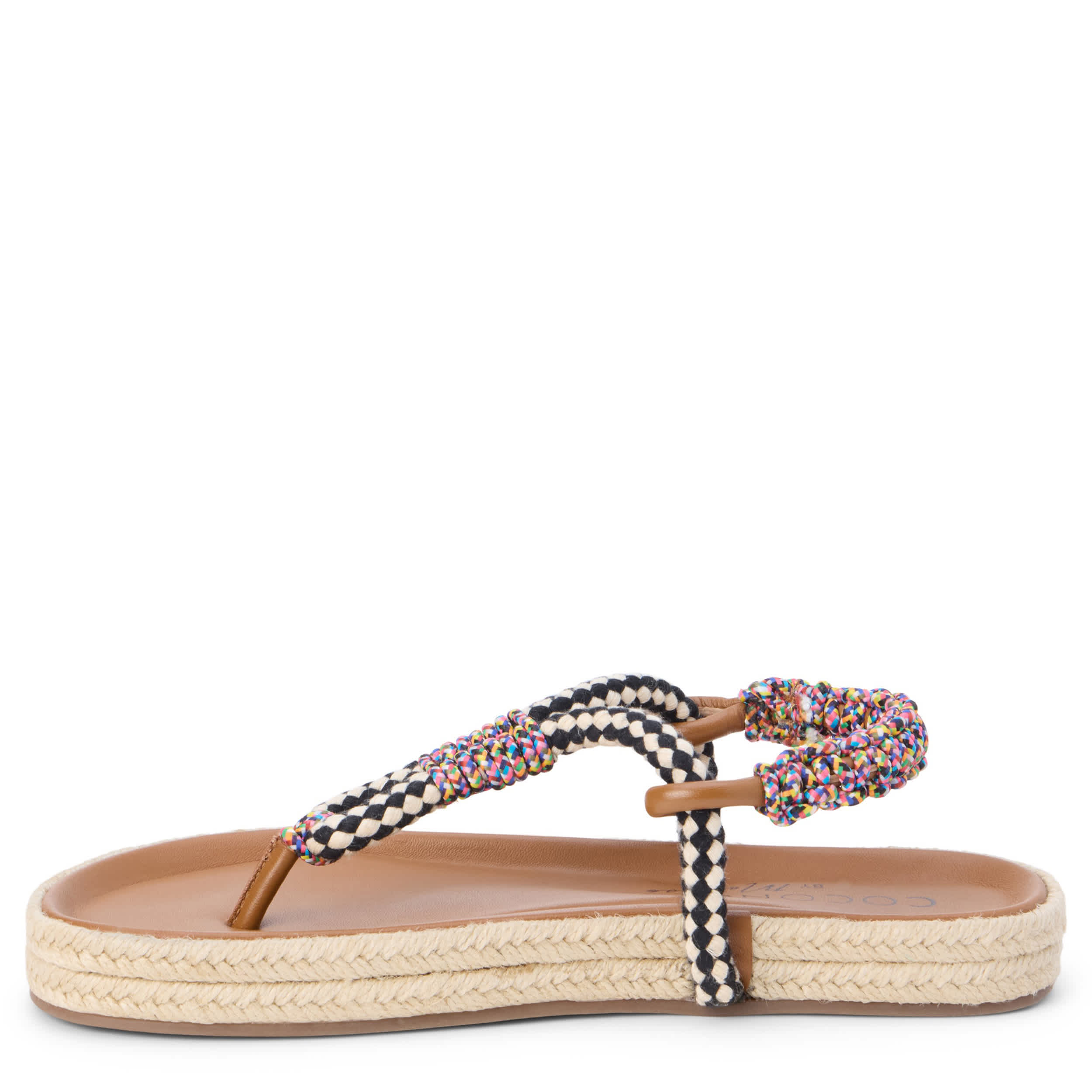 COCONUTS-WOMENS CELIA PLATFORM SANDAL-BLACK & MULTICOLOR
