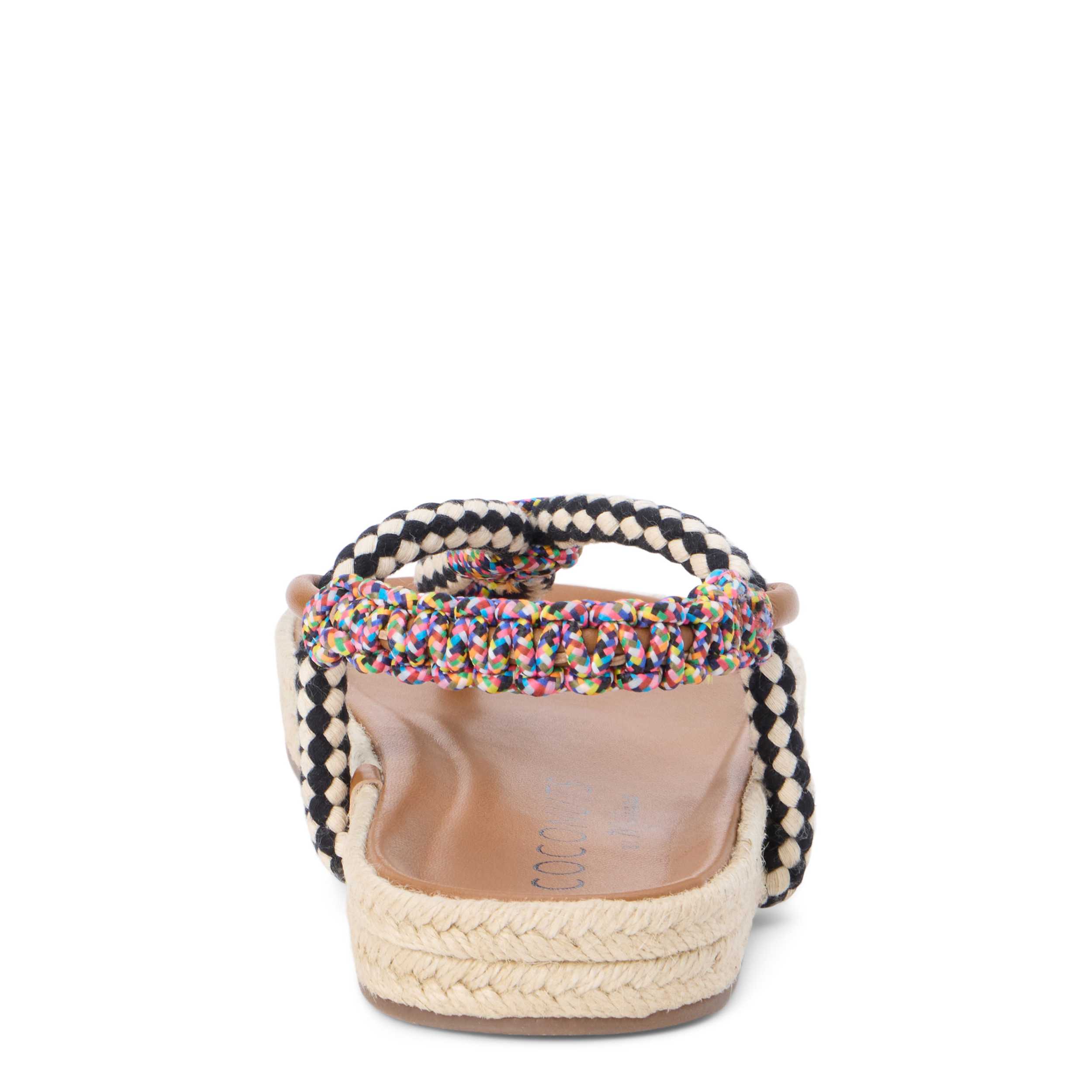 COCONUTS-WOMENS CELIA PLATFORM SANDAL-BLACK & MULTICOLOR