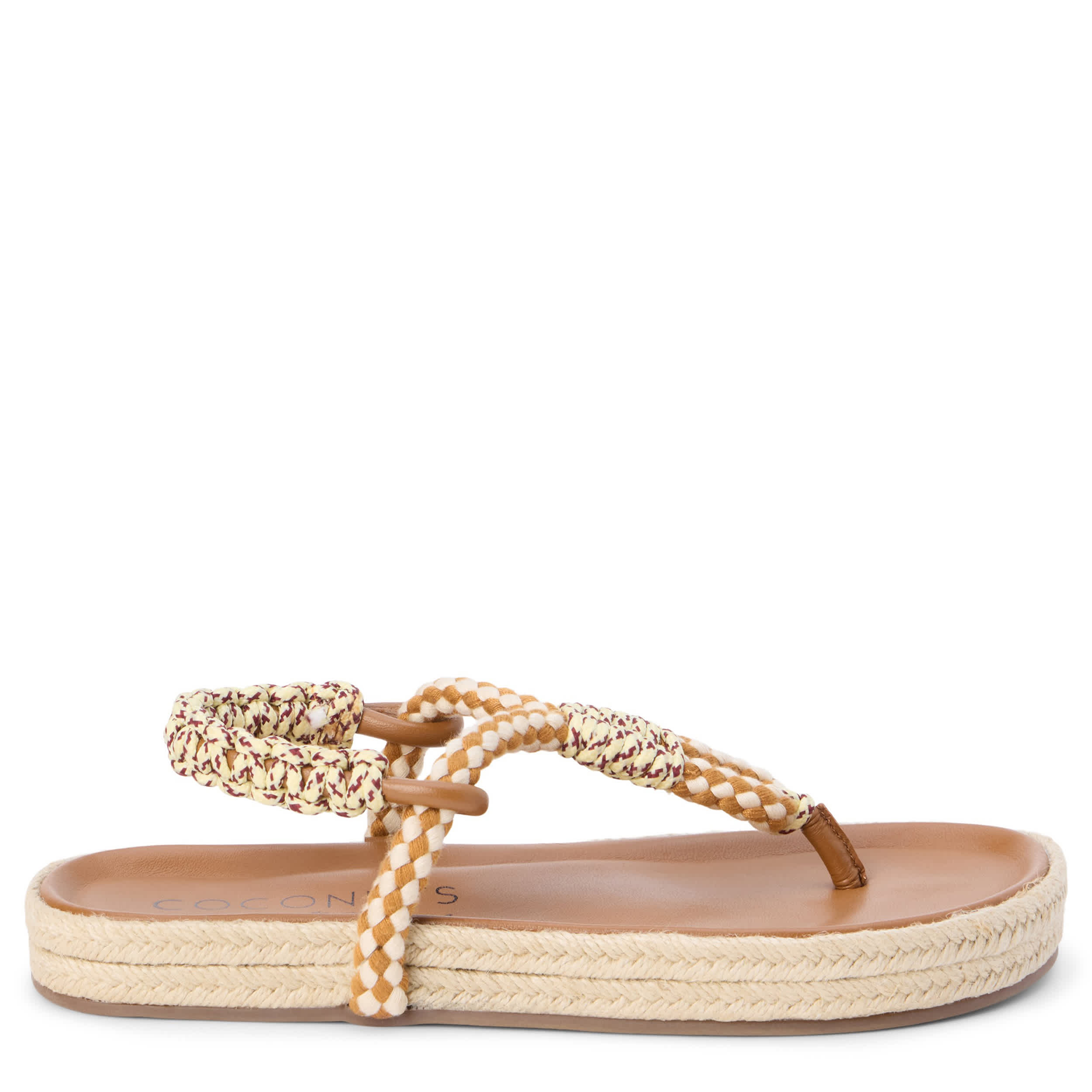 COCONUTS-WOMENS CELIA PLATFORM SANDAL-TAN & MULTICOLOR