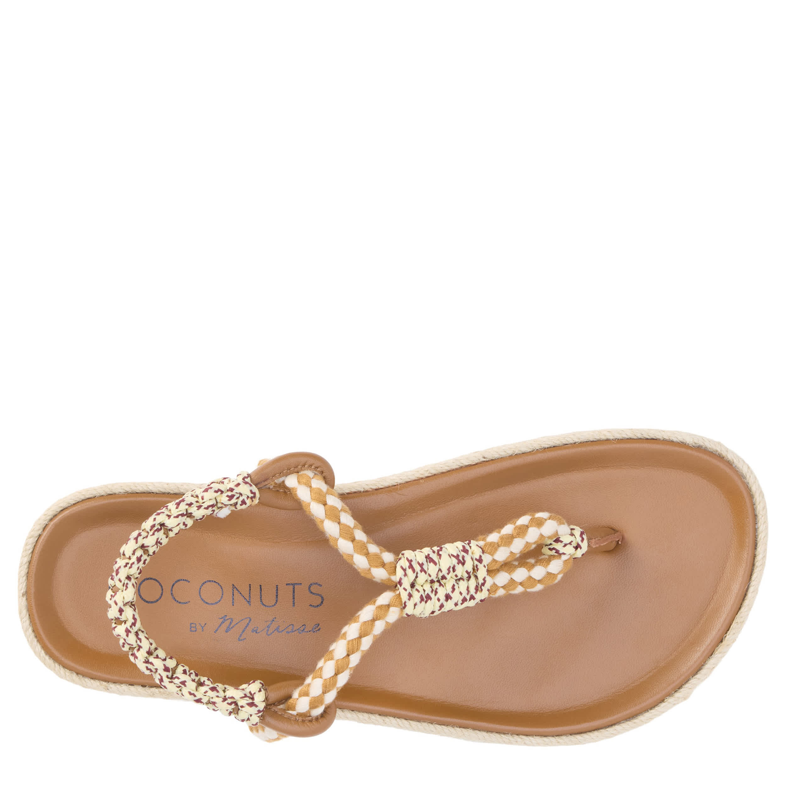COCONUTS-WOMENS CELIA PLATFORM SANDAL-TAN & MULTICOLOR