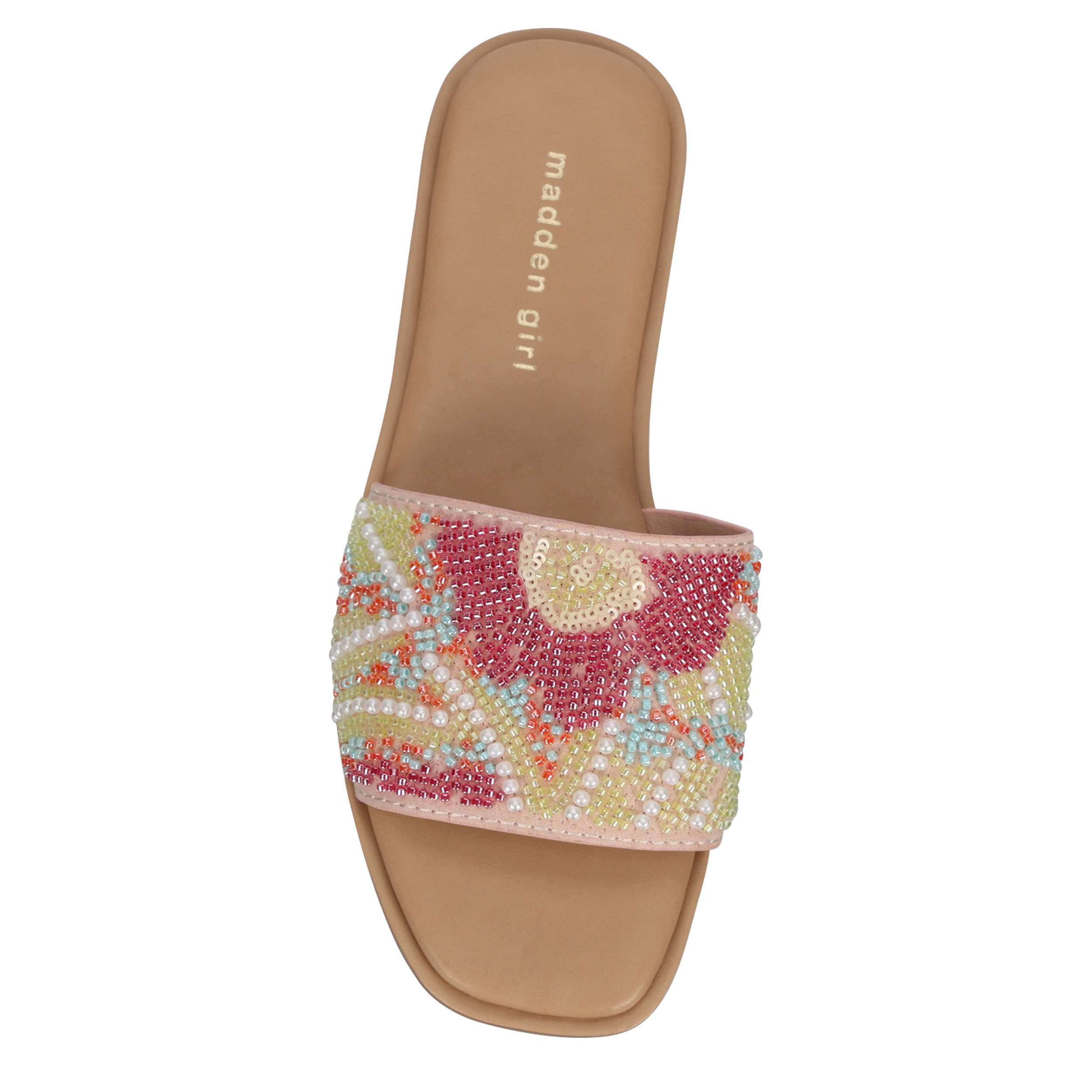 MADDEN GIRL-WOMENS SHINEE SANDAL-BLUSH & 