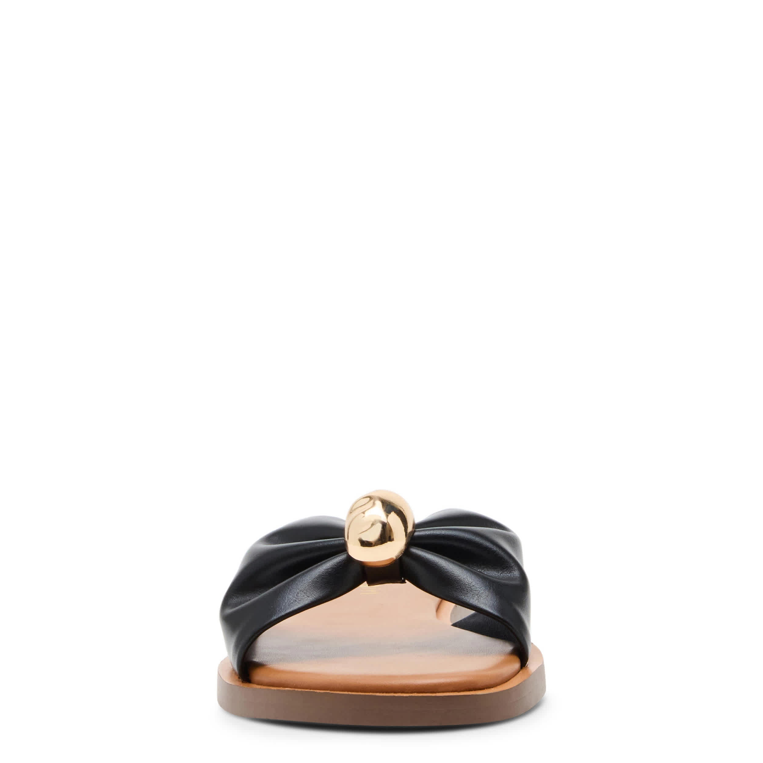 MADDEN GIRL-WOMENS SUNSET SANDAL-BLACK & 