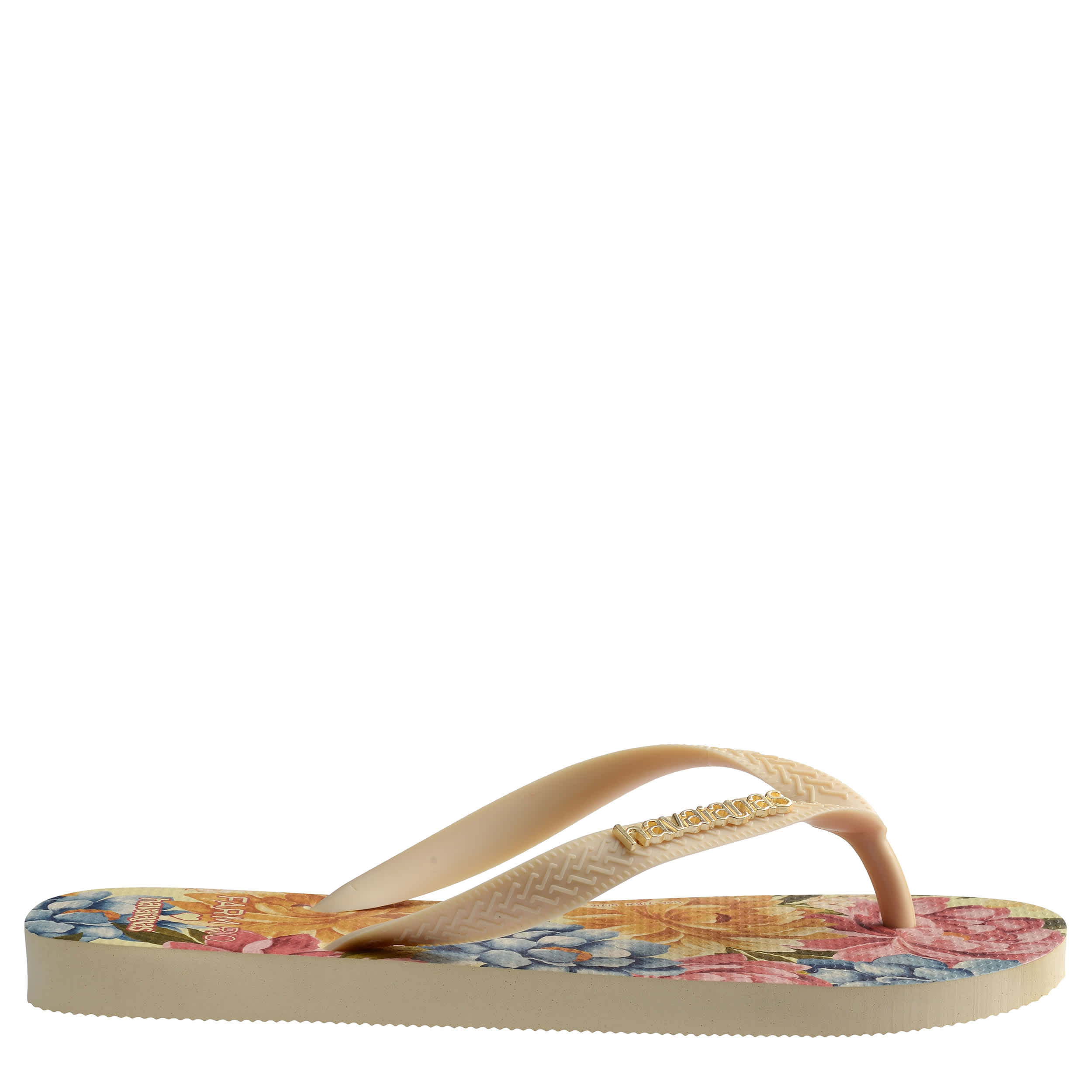 HAVAIANAS-WOMENS FARM RIO FLIP FLOPS-YELLOW & 
