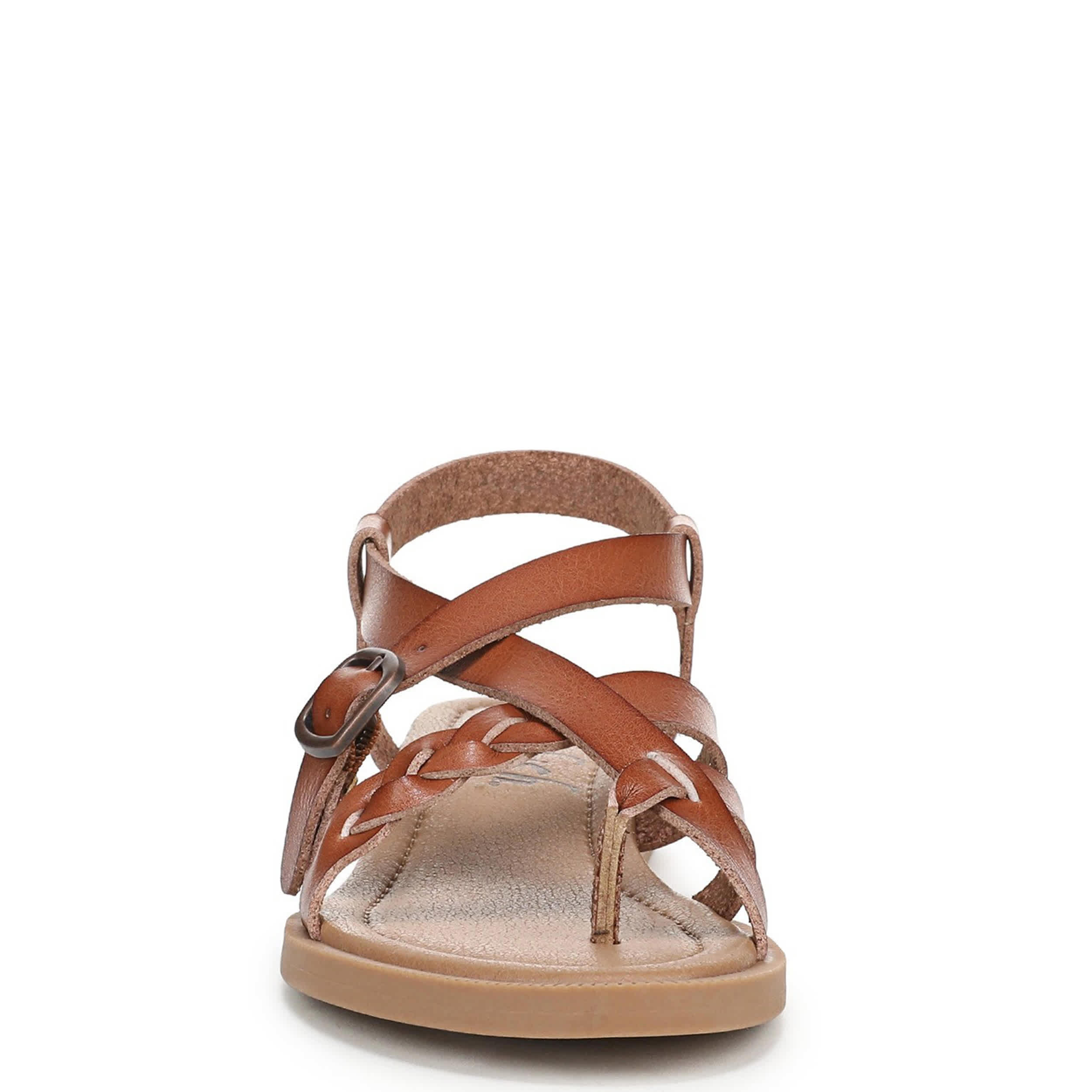 BLOWFISH MALIBU-WOMENS APRIL WEDGE SANDAL-TAN & 