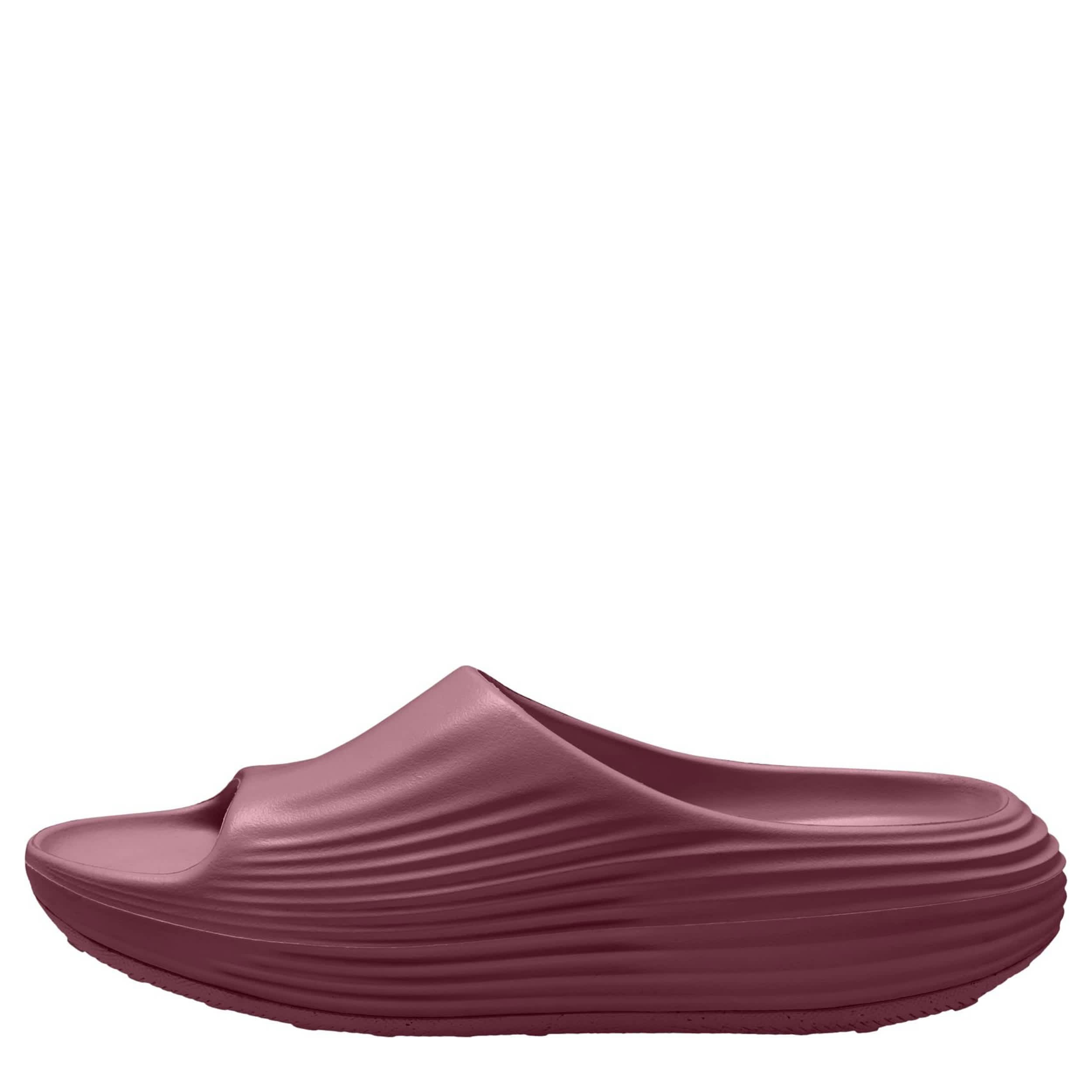 NIKE-WOMENS REACTX REJUVEN8 SLIDE SANDAL-WINE & 
