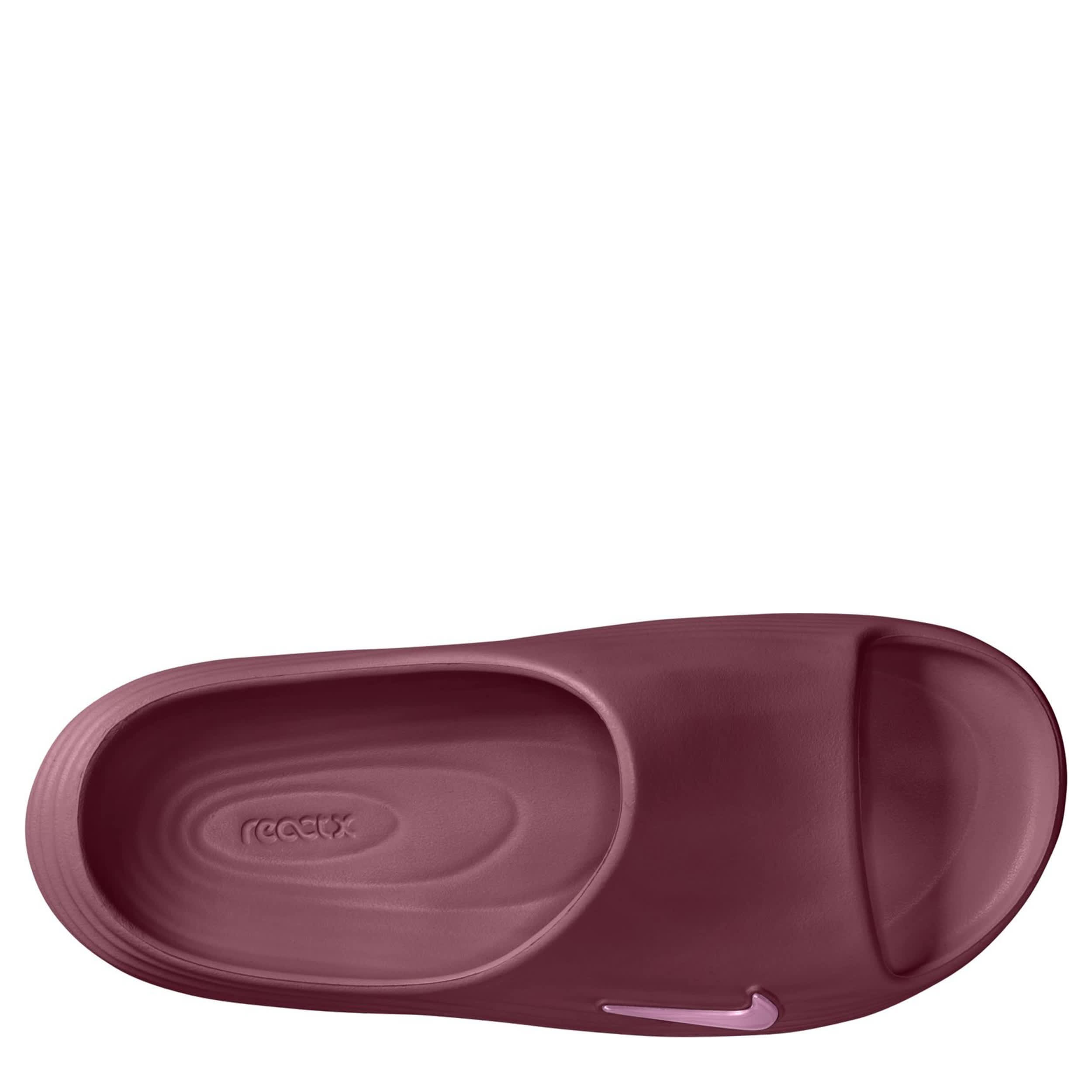 NIKE-WOMENS REACTX REJUVEN8 SLIDE SANDAL-WINE & 