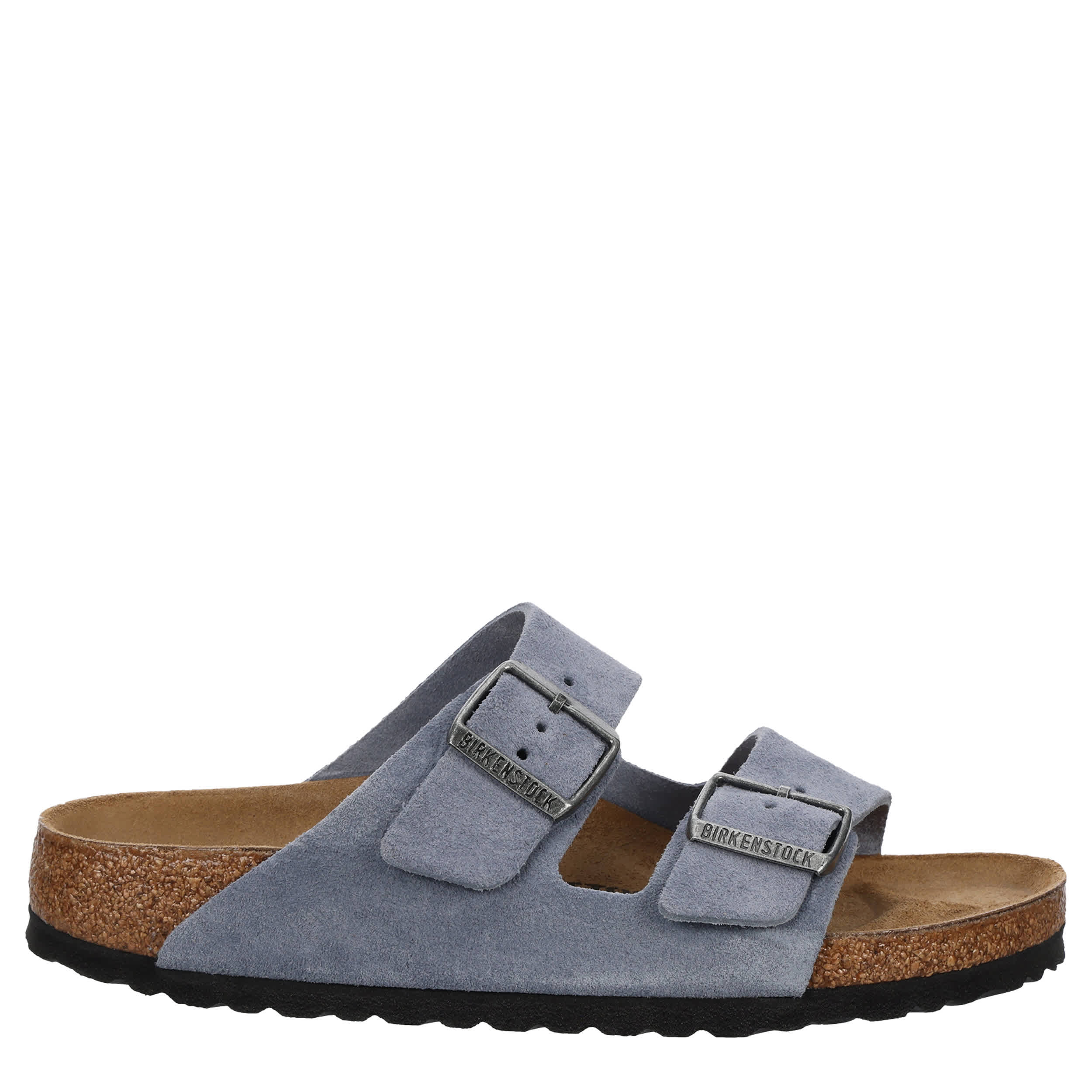 BIRKENSTOCK-WOMENS ARIZONA FOOTBED SANDAL-BLUE & 