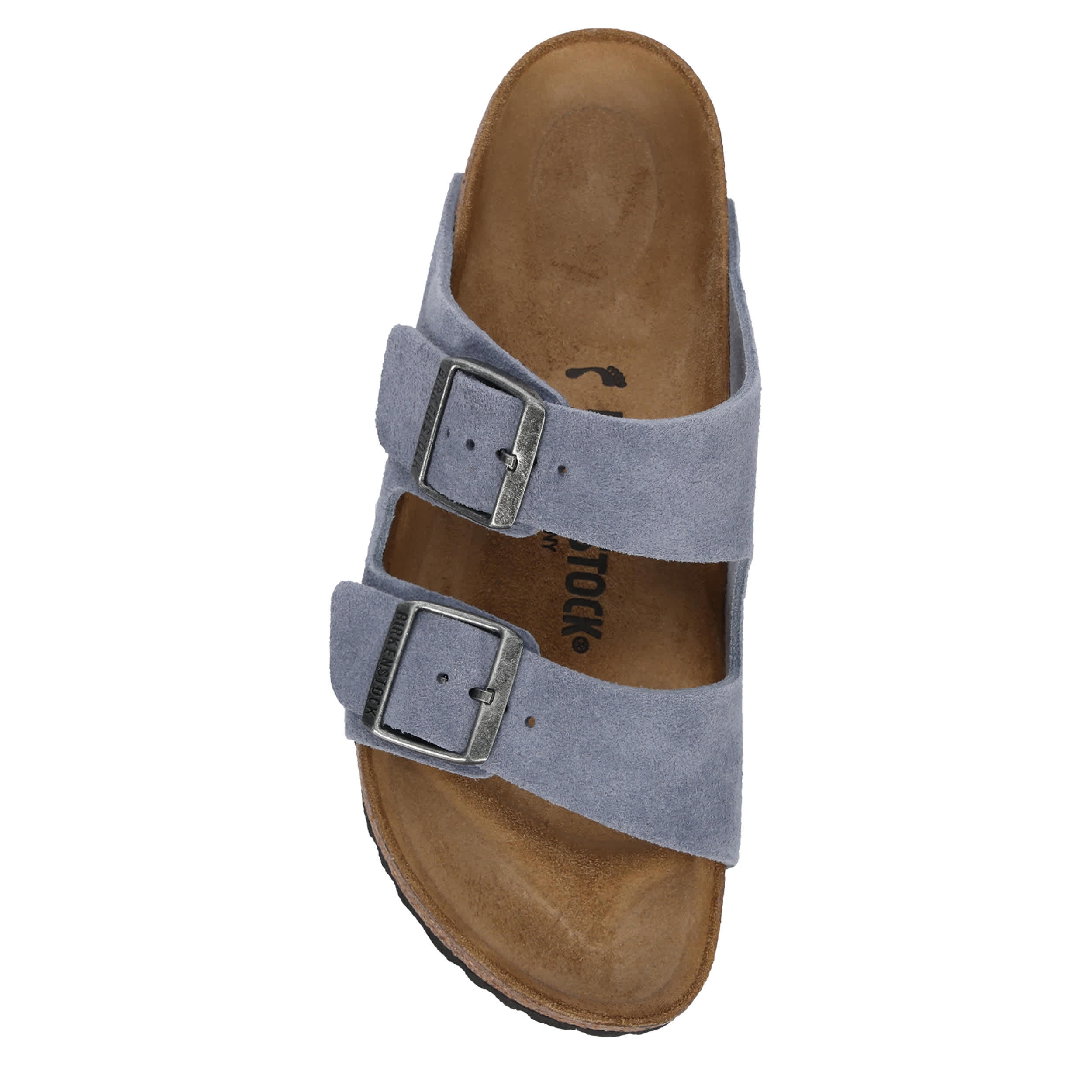 BIRKENSTOCK-WOMENS ARIZONA FOOTBED SANDAL-BLUE & 