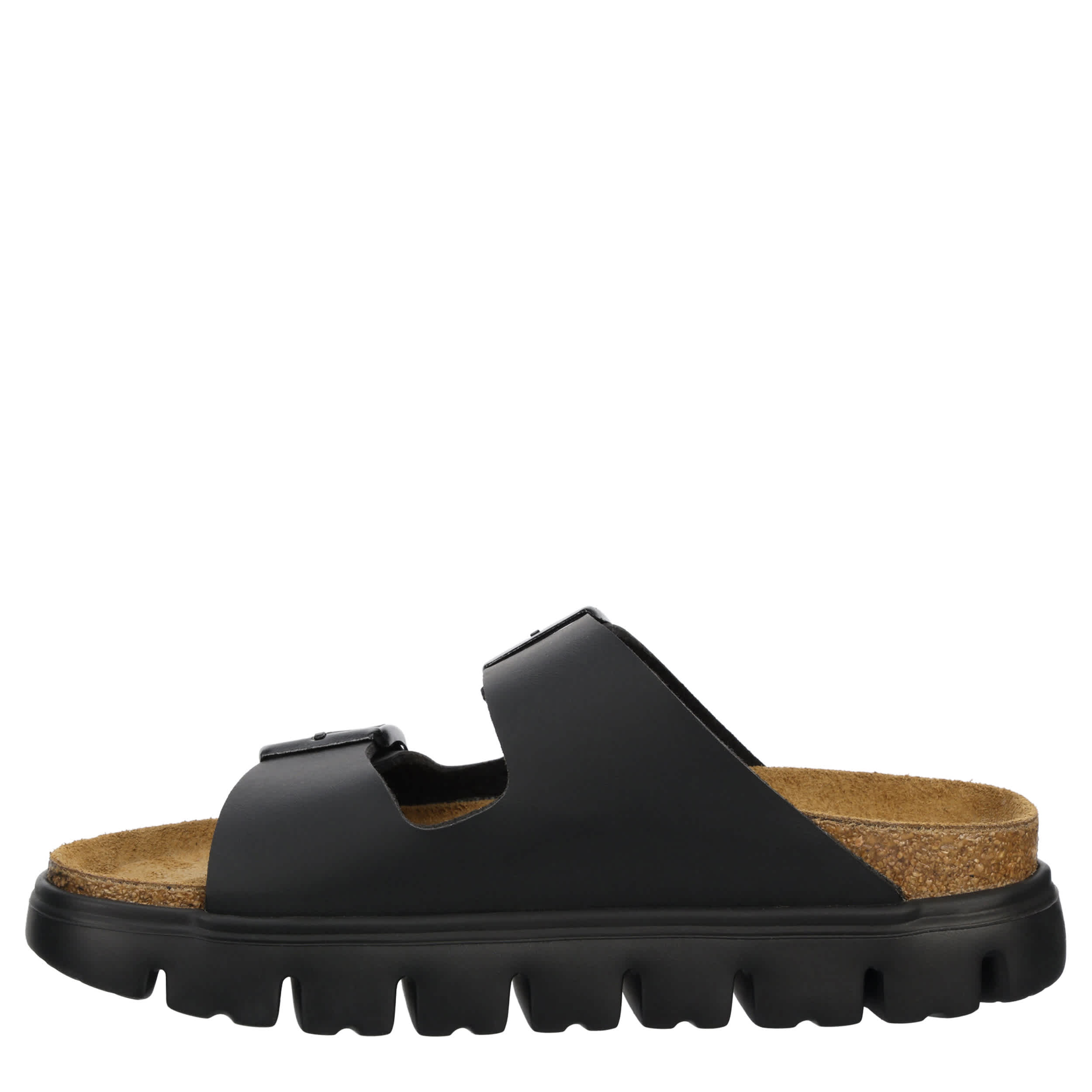 BIRKENSTOCK-WOMENS ARIZONA CHUNKY SANDAL BY PAPILLIO-BLACK & 