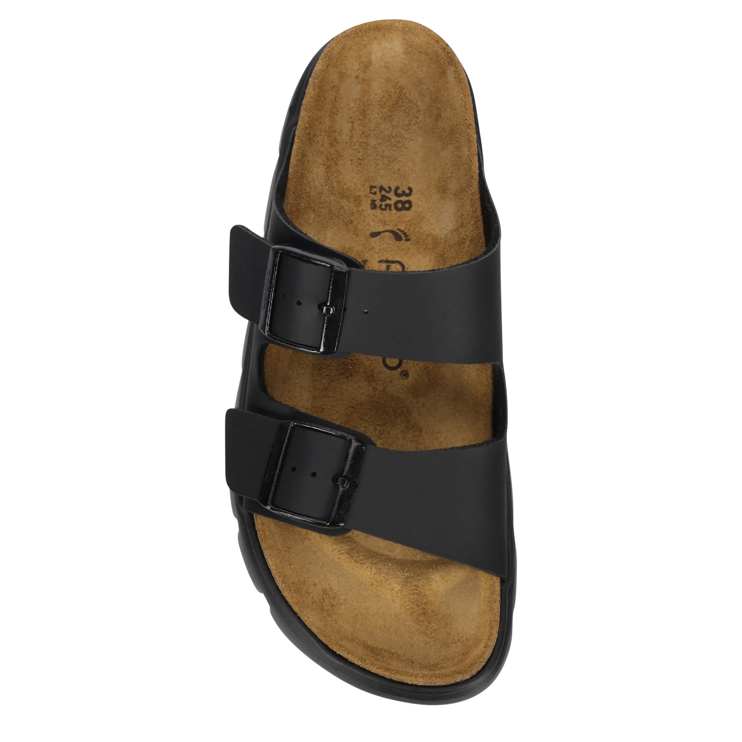 BIRKENSTOCK-WOMENS ARIZONA CHUNKY SANDAL BY PAPILLIO-BLACK & 