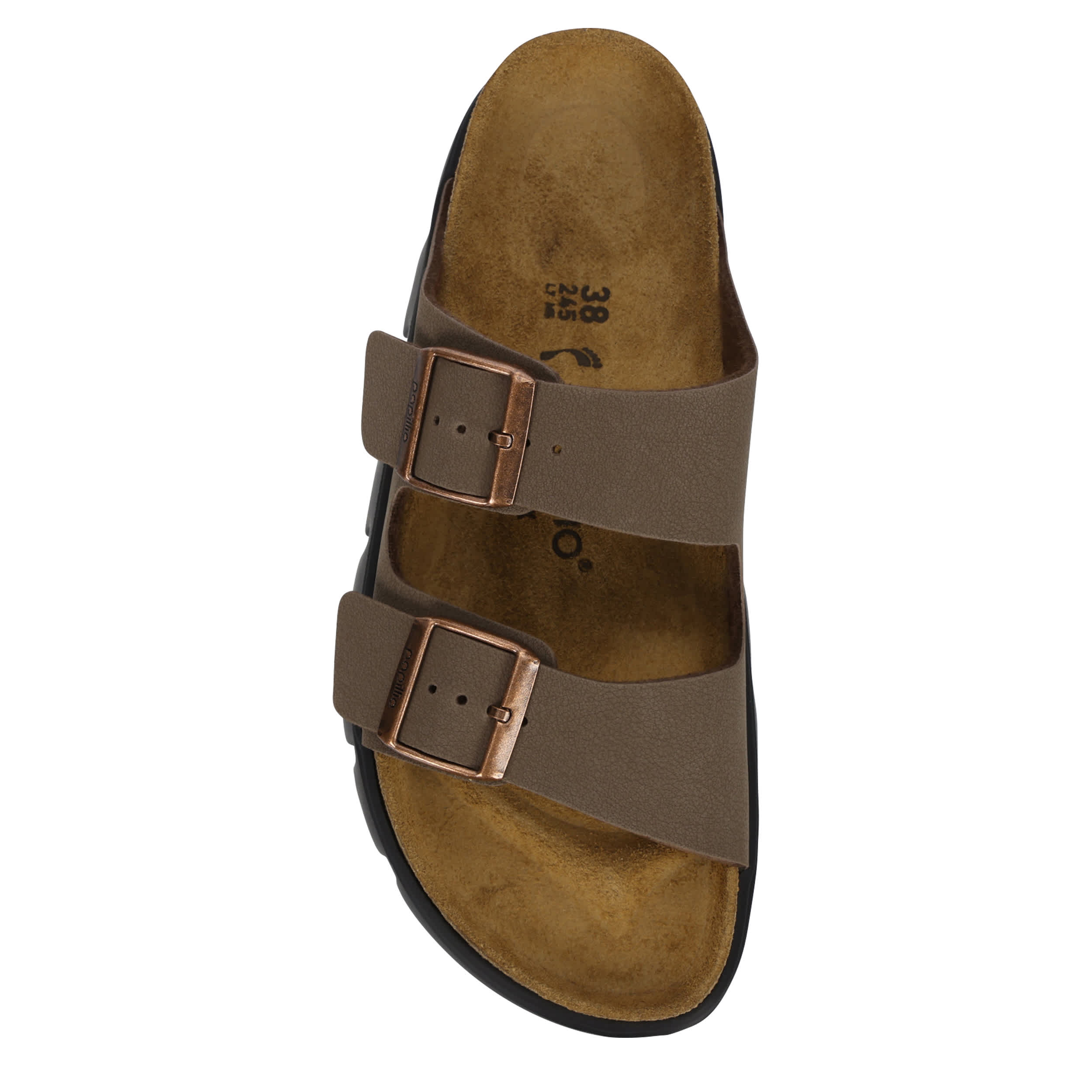 BIRKENSTOCK-WOMENS ARIZONA CHUNKY SANDAL BY PAPILLIO-MOCHA & 