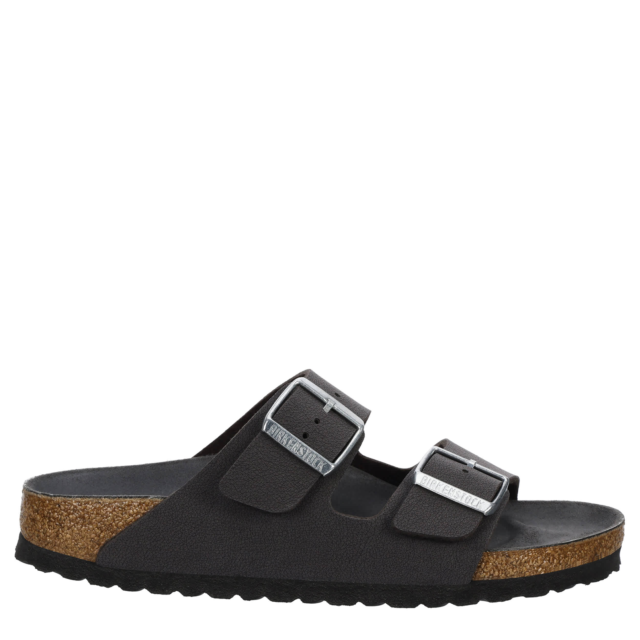 BIRKENSTOCK-WOMENS ARIZONA FOOTBED SANDAL-GREY & 