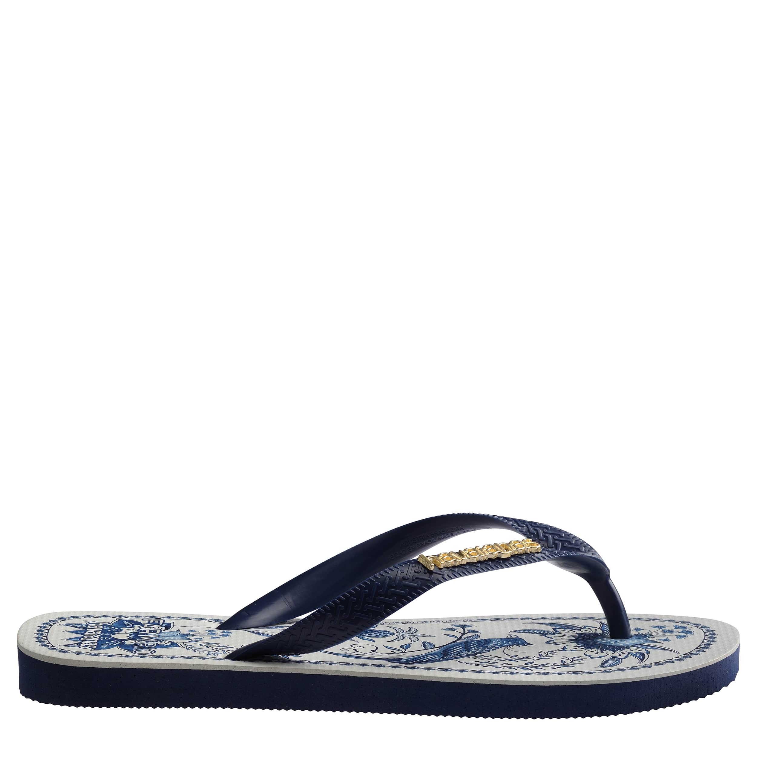 HAVAIANAS-WOMENS FARM RIO FLIP FLOPS-BLUE & 