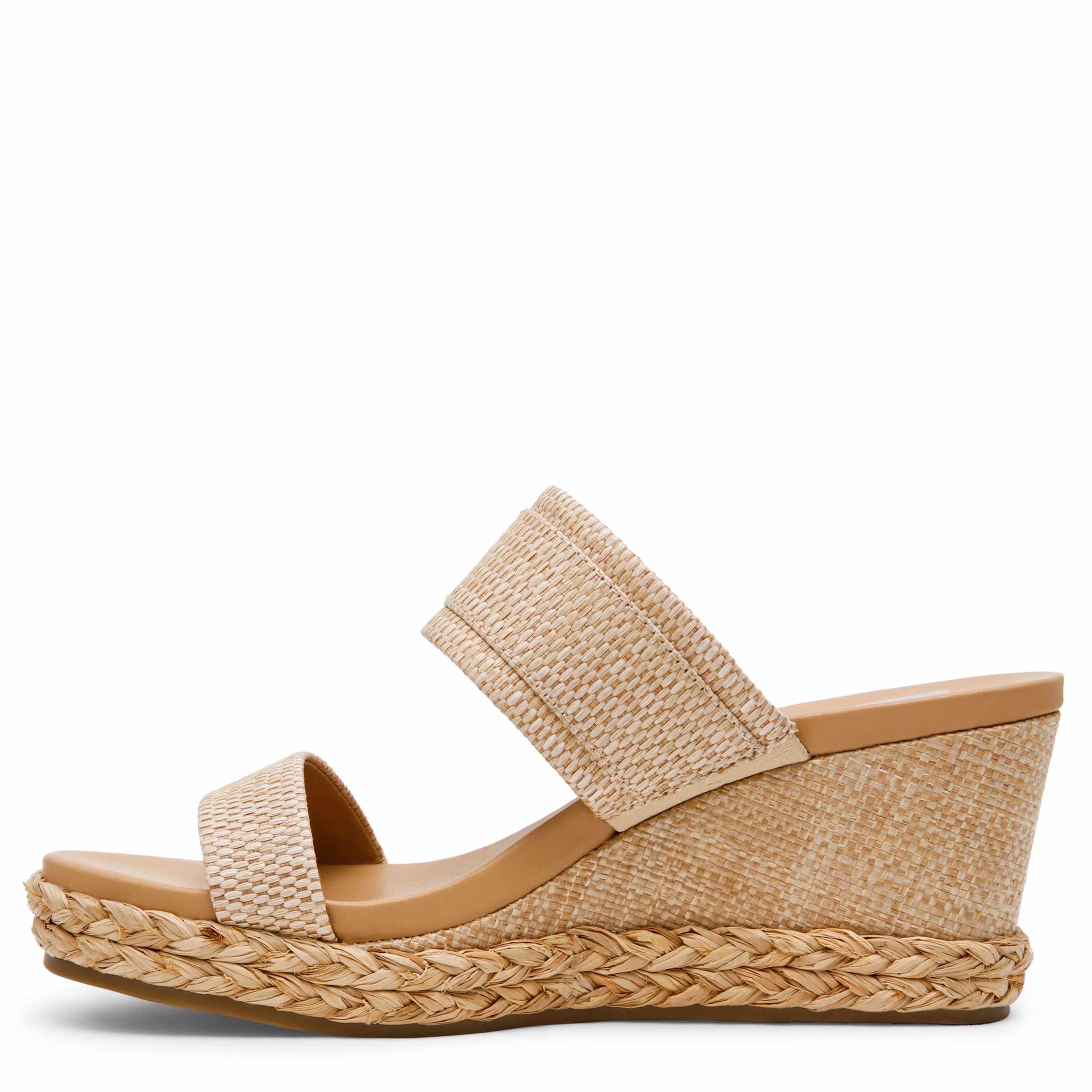DV BY DOLCE VITA-WOMENS ELARA WEDGE SANDAL-NATURAL & 