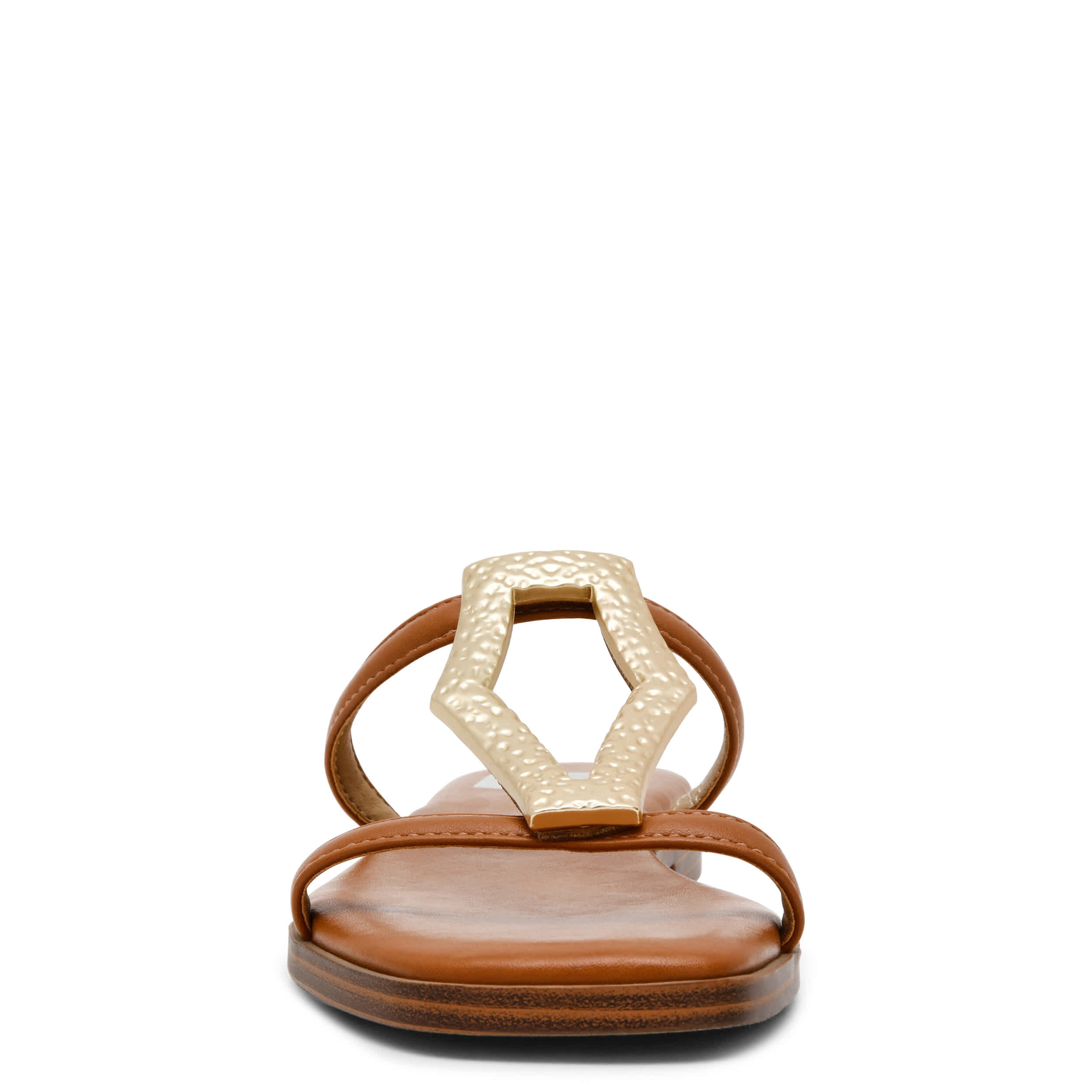 DV BY DOLCE VITA-WOMENS MADDA SLIDE SANDAL-BROWN & 