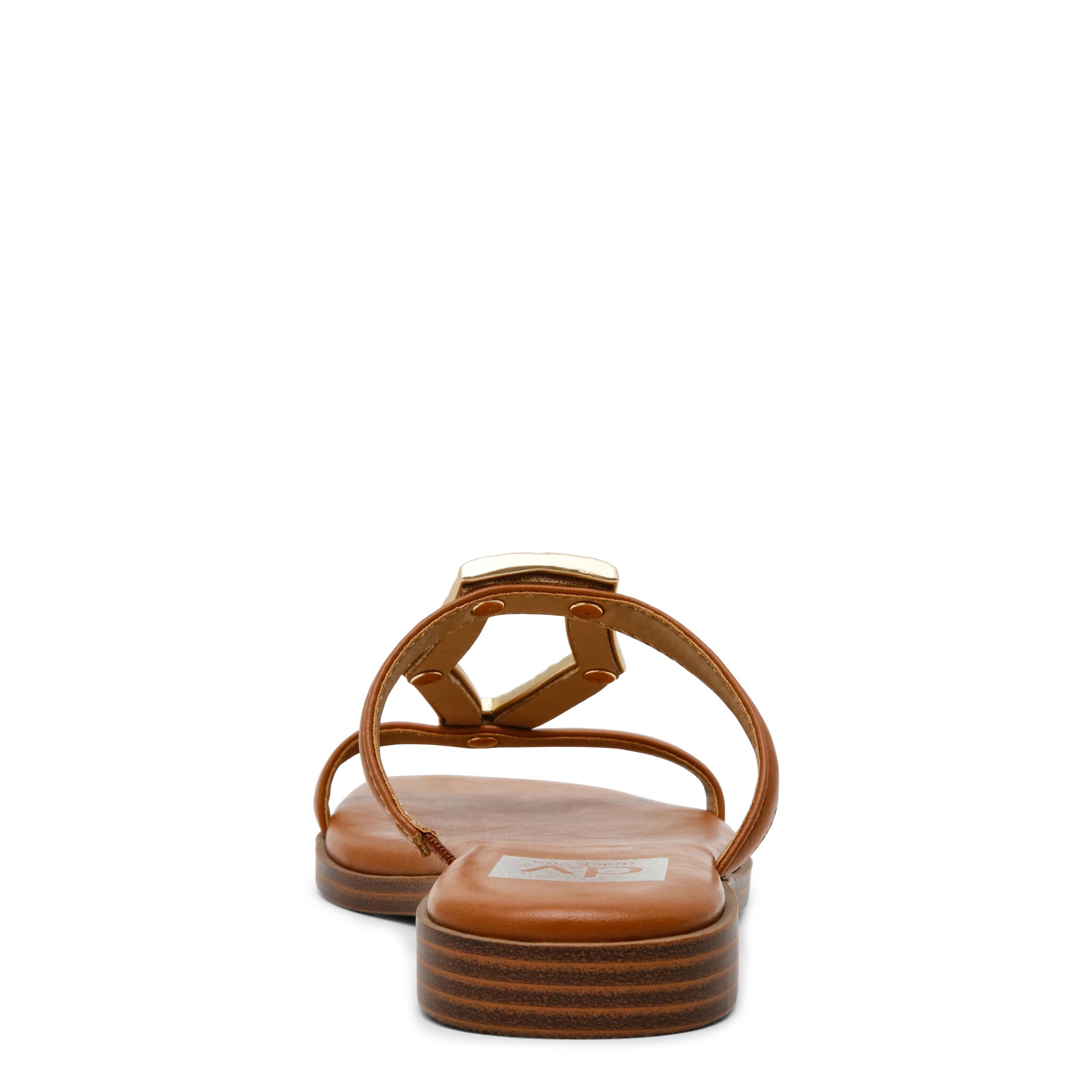 DV BY DOLCE VITA-WOMENS MADDA SLIDE SANDAL-BROWN & 