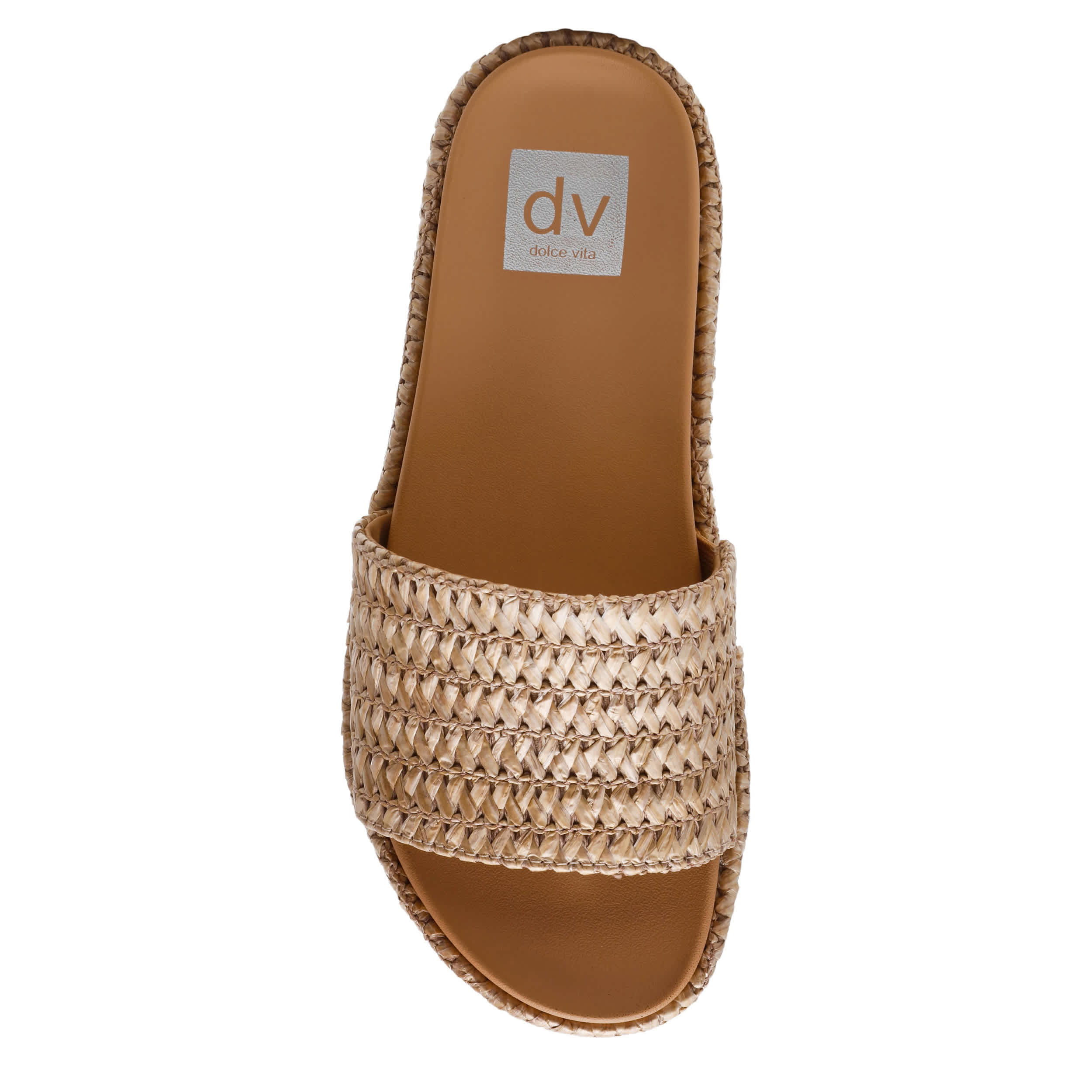 DV BY DOLCE VITA-WOMENS SOLSTYCE WEDGE SANDAL-TAN & 