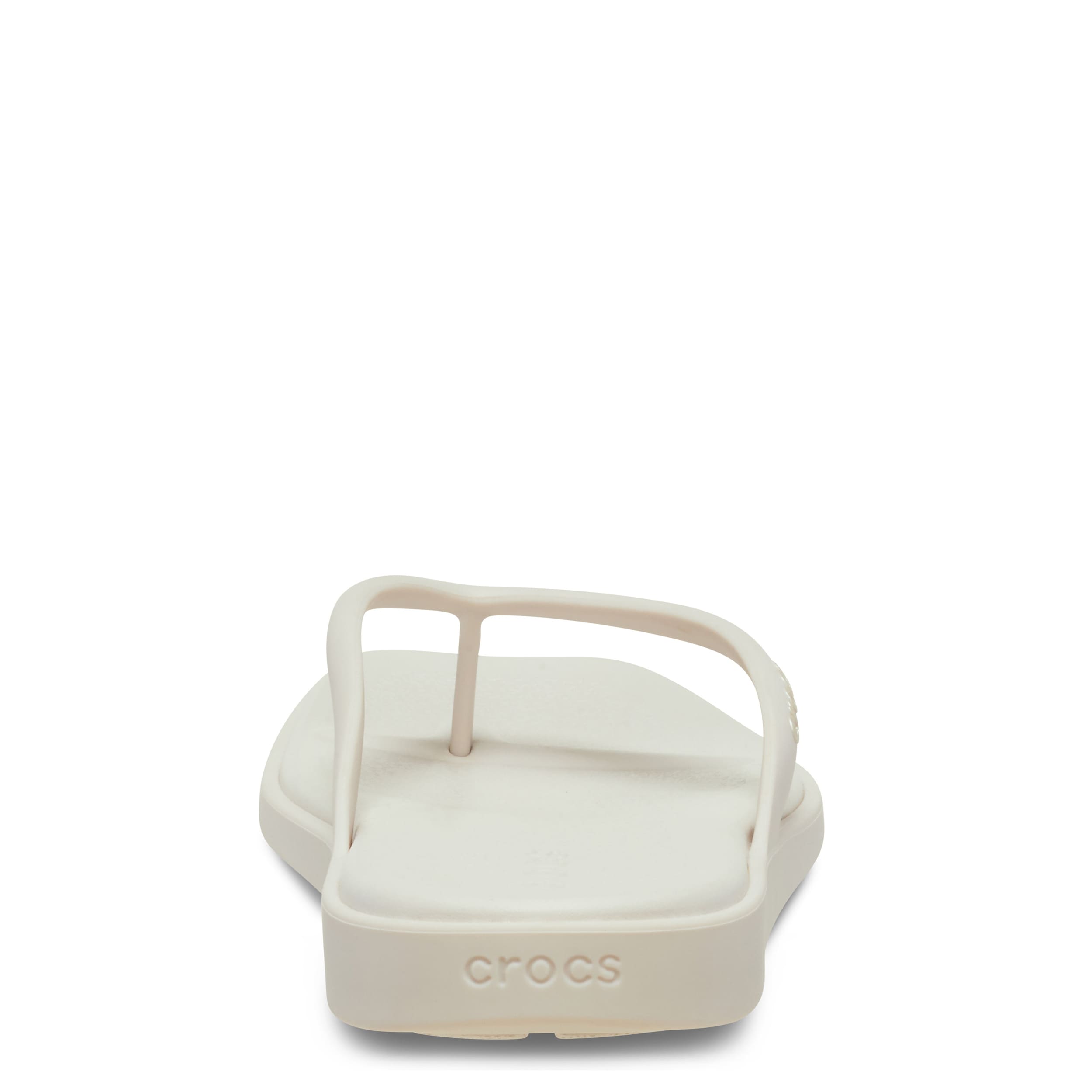 CROCS-WOMENS MIAMI FLIP SANDAL-STONE & 