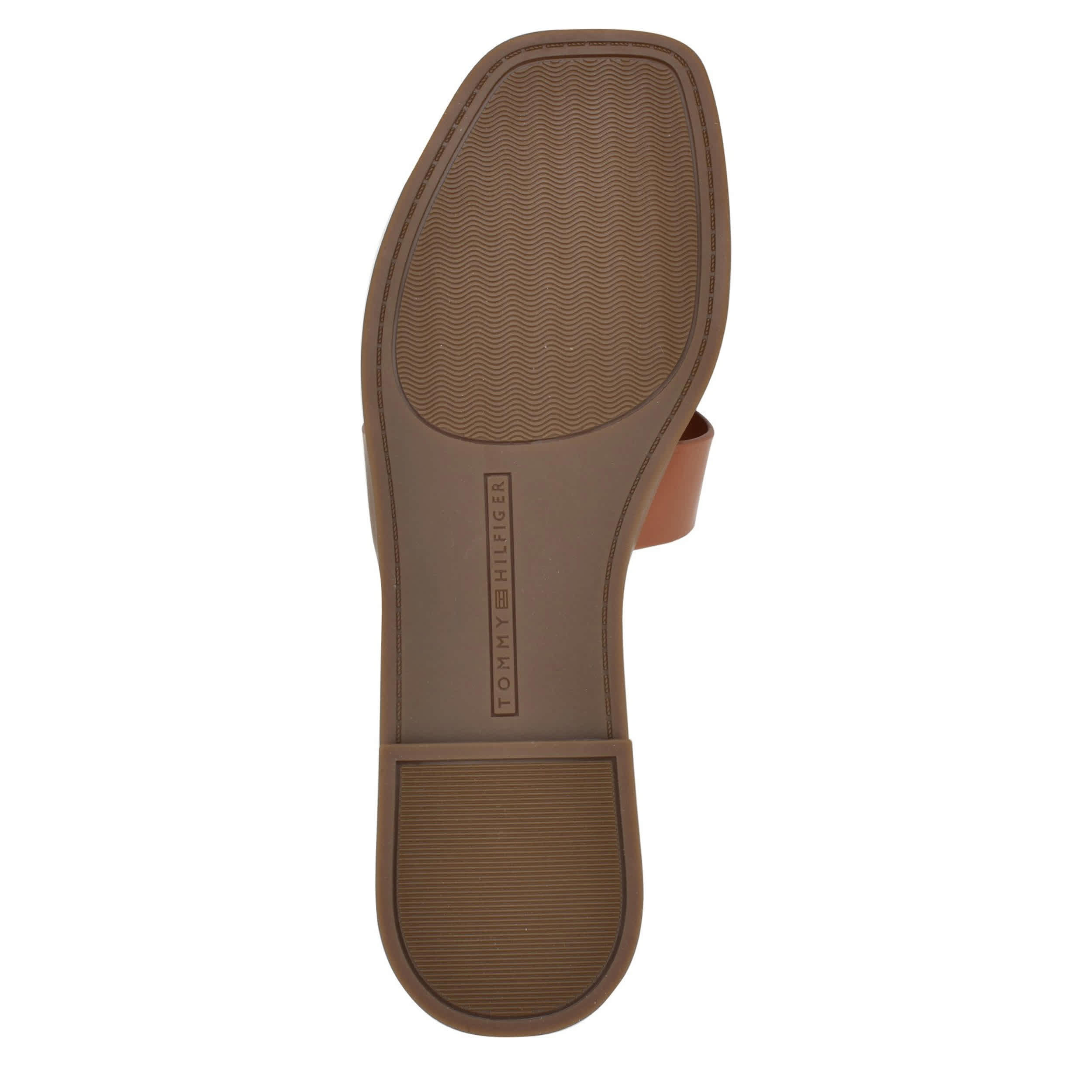 TOMMY HILFIGER-WOMENS PIXEE SLIDE SANDAL-TAN & 