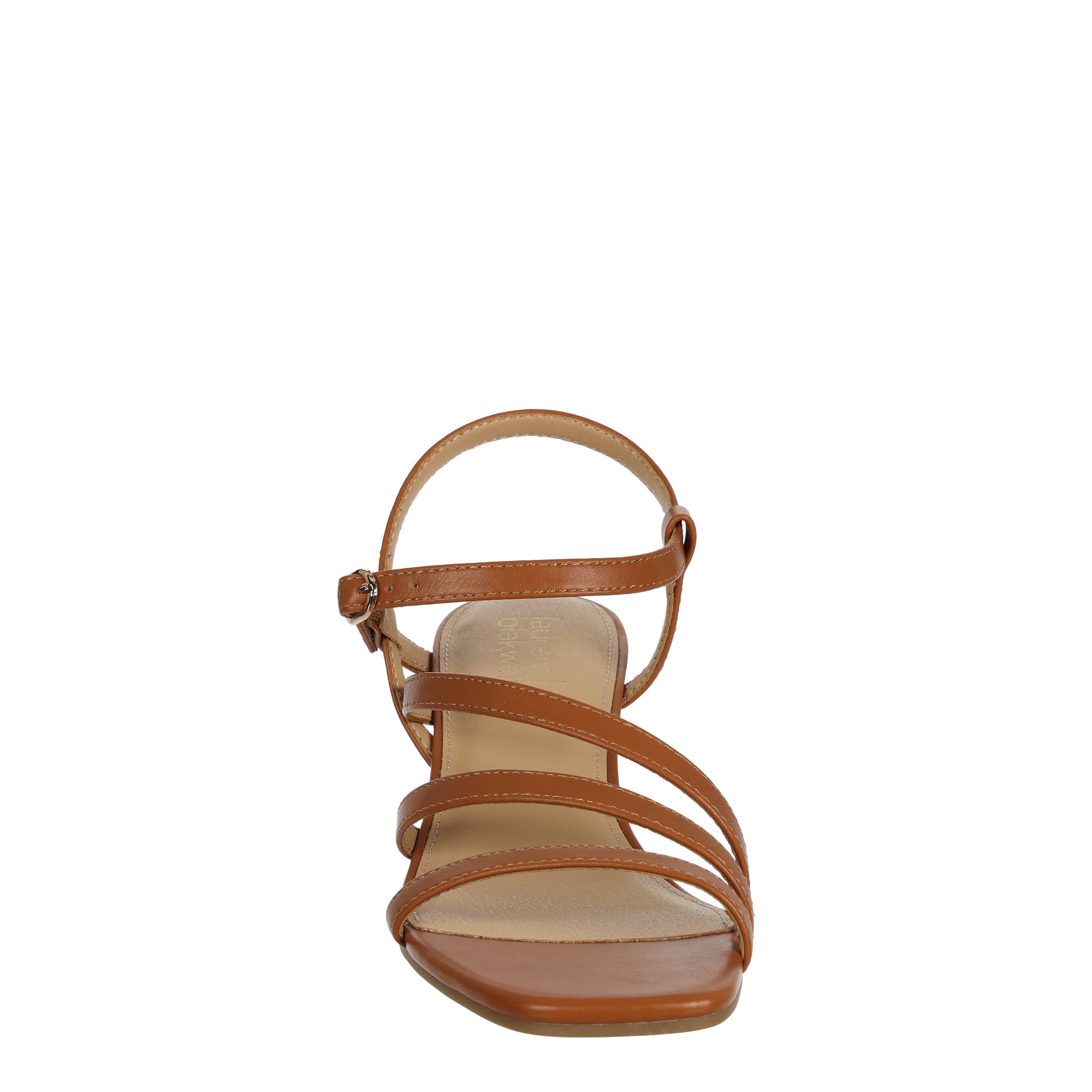 LAUREN BLAKWELL-WOMENS VIANNA WEDGE SANDAL-COGNAC & 