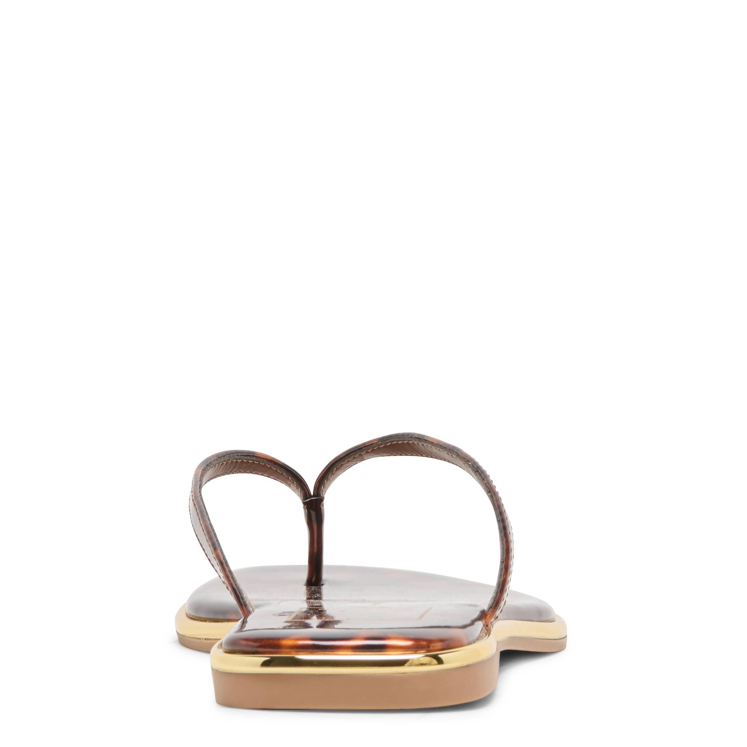 DOLCE VITA-WOMENS FELIPA FLIP FLOP SANDAL-BROWN & MULTICOLOR