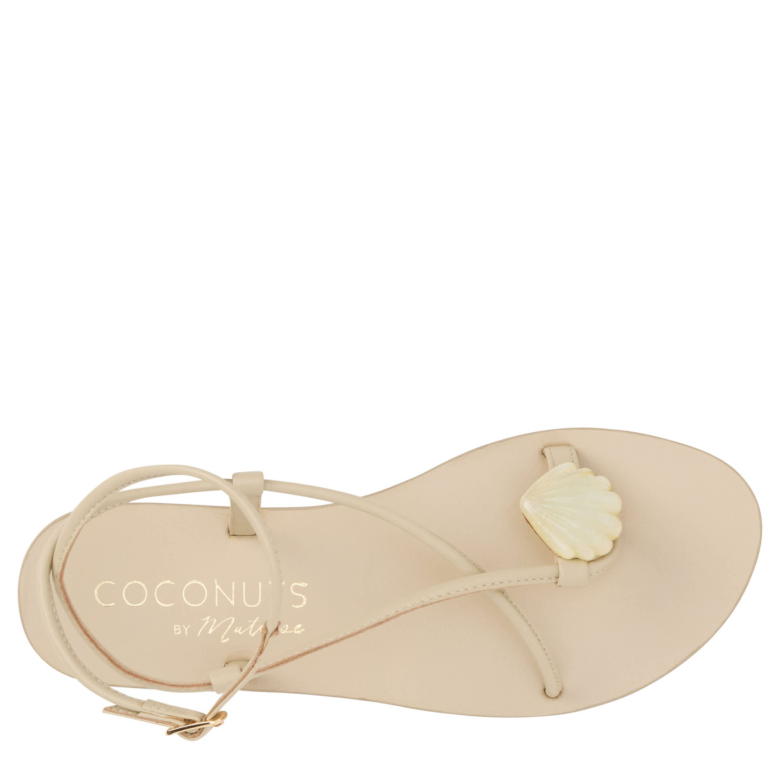 COCONUTS-WOMENS CASSIAN ANKLE WRAP SANDAL-NATURAL & 