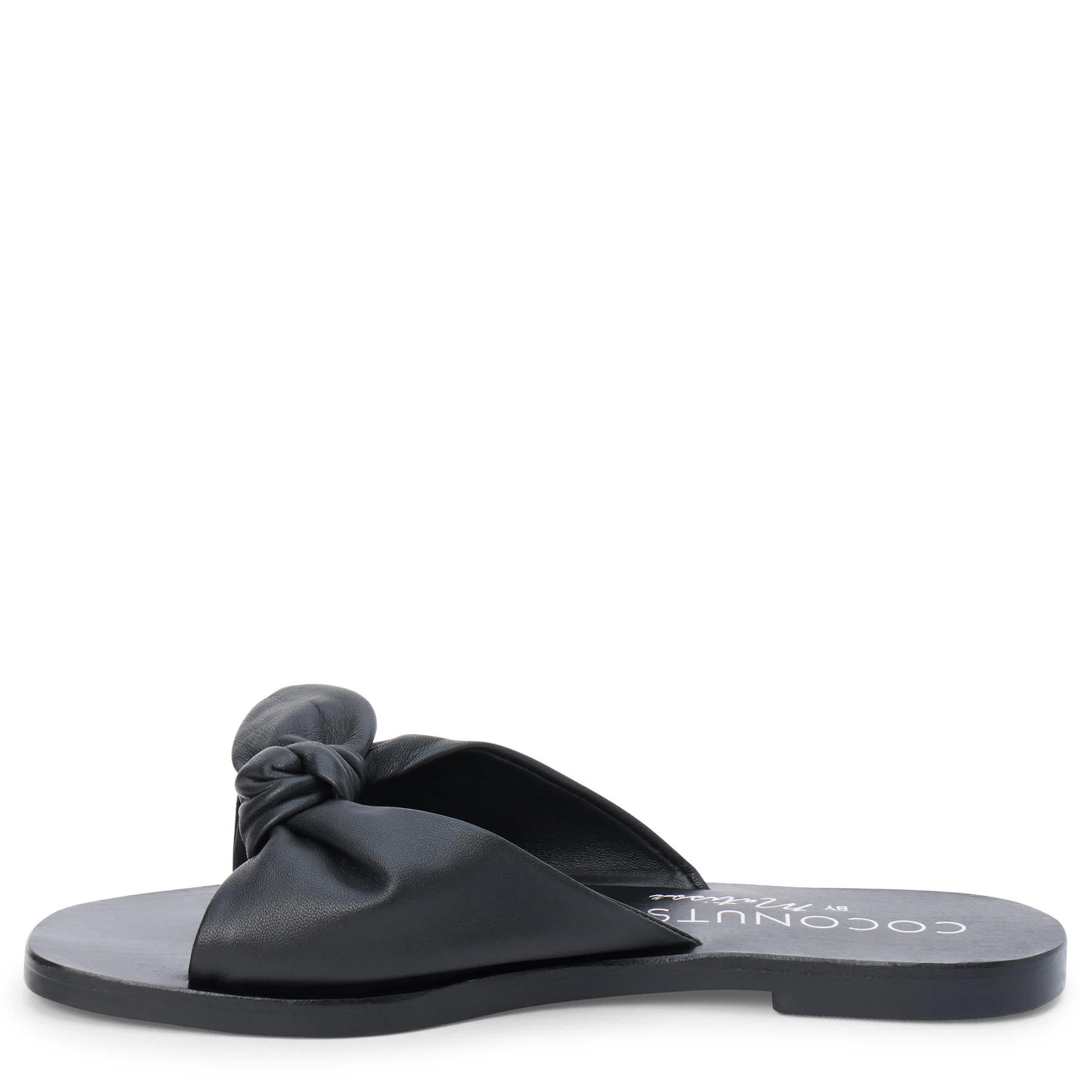 COCONUTS-WOMENS MACKENZIE SLIDE SANDAL-BLACK & 