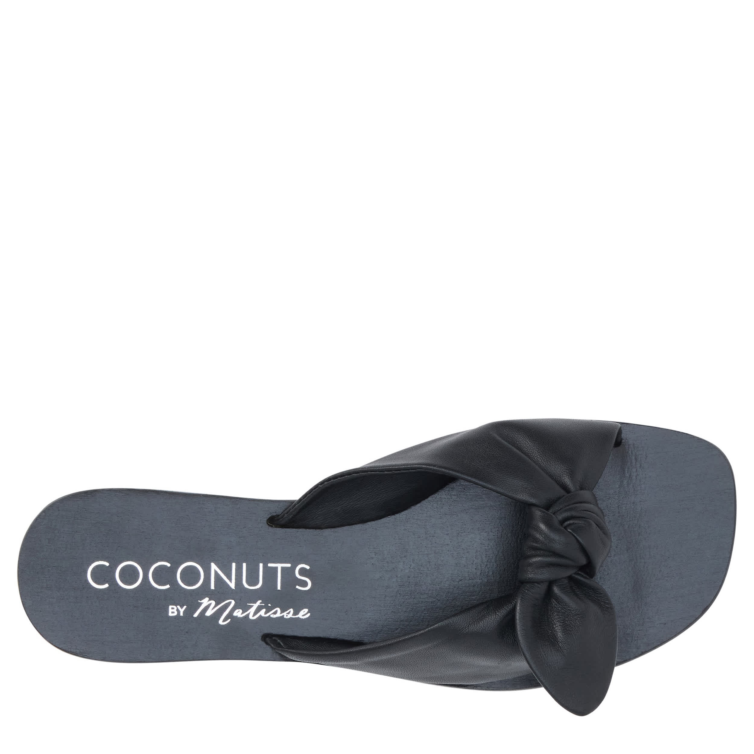 COCONUTS-WOMENS MACKENZIE SLIDE SANDAL-BLACK & 